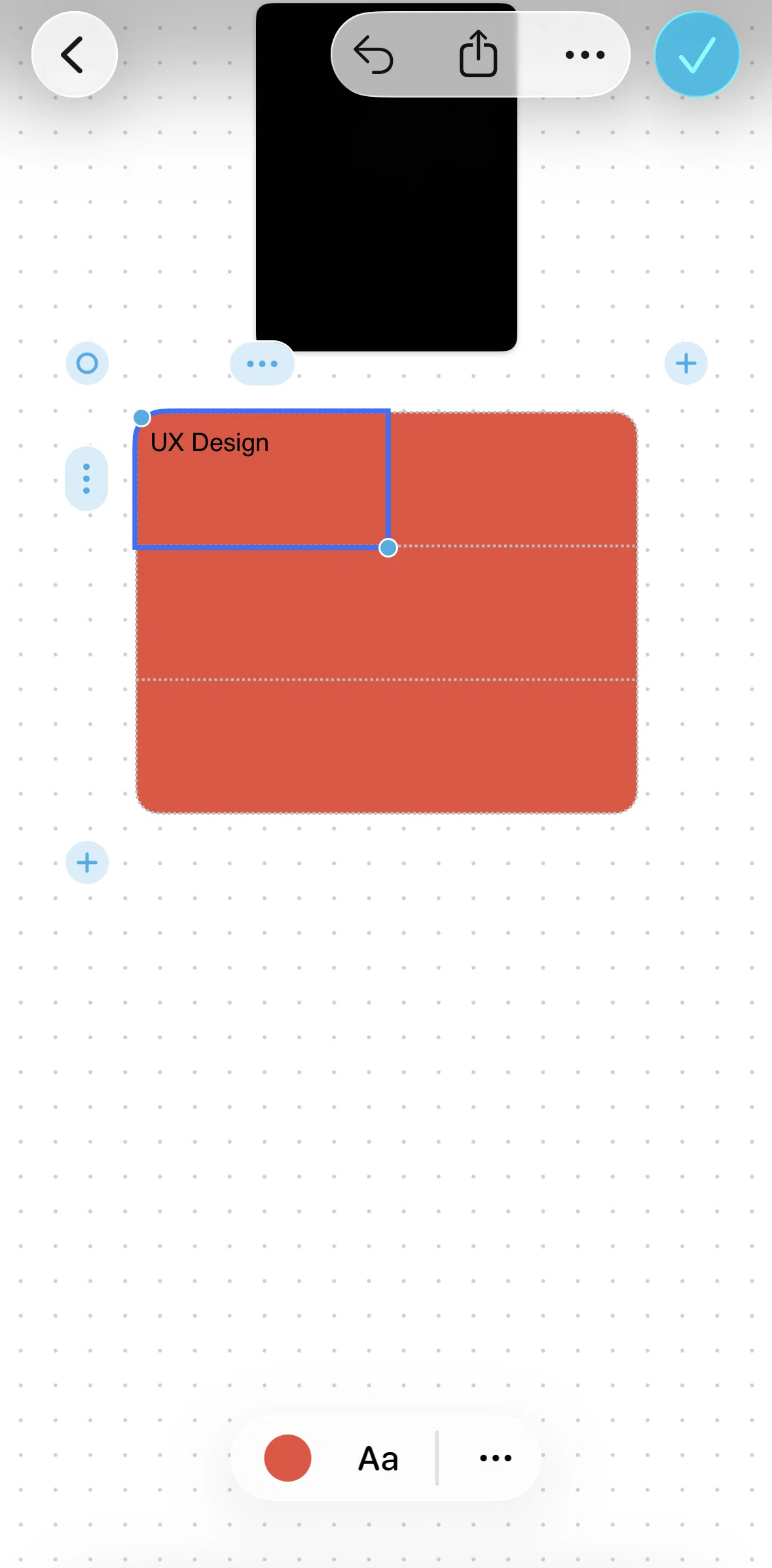 Freeform Screen screen in the Deleting a row flow