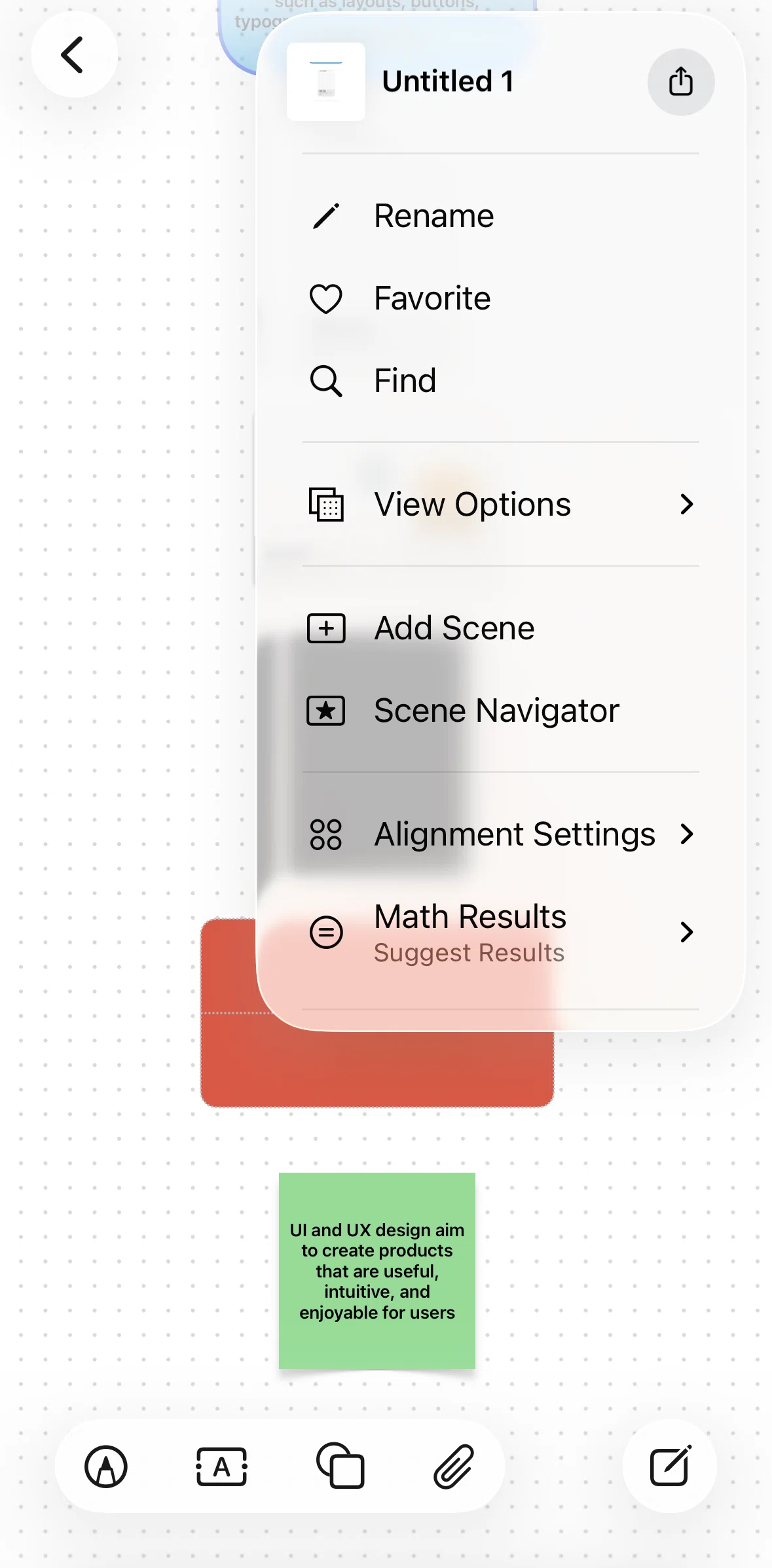 Freeform Screen screen in the Favoriting a board flow