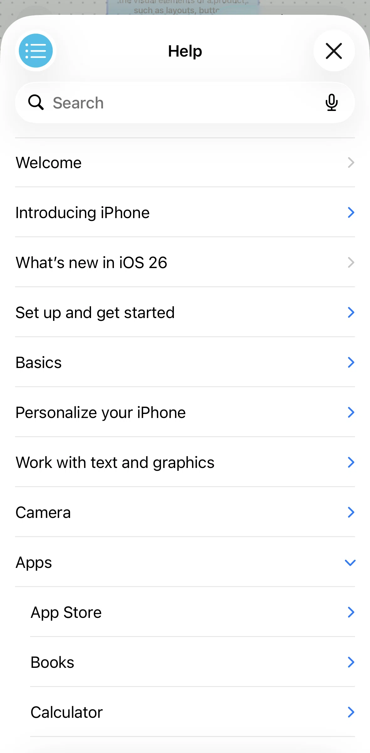 Freeform Screen screen in the Searching help flow