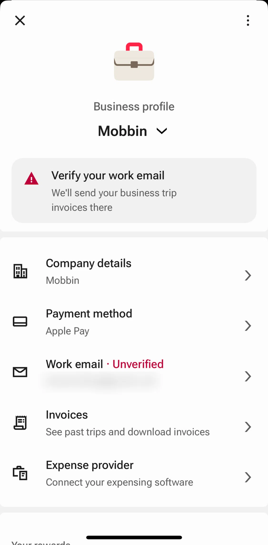 Freenow Screen screen in the Verifying an email flow