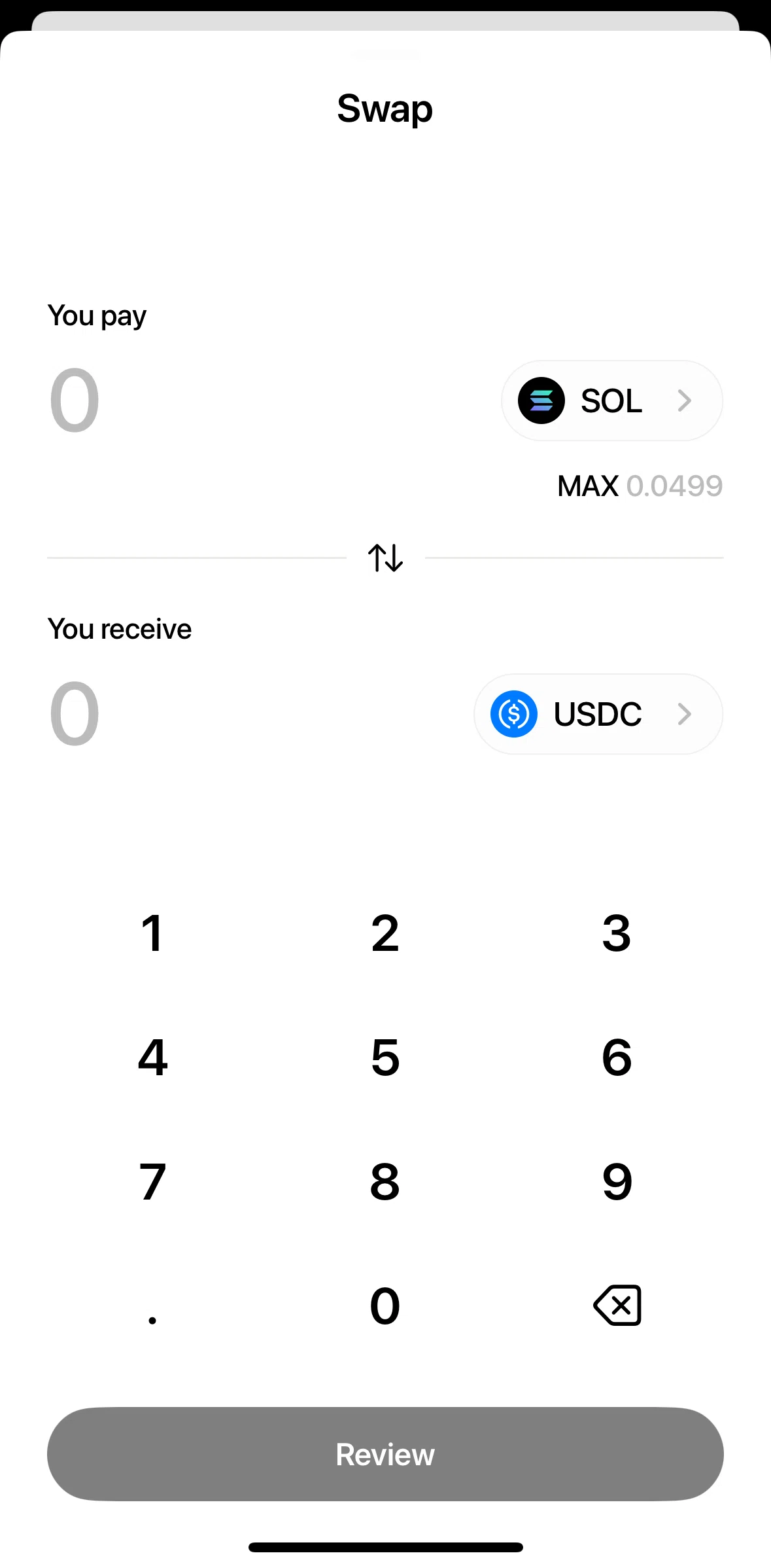 Fuse Screen screen in the Insufficient balance flow