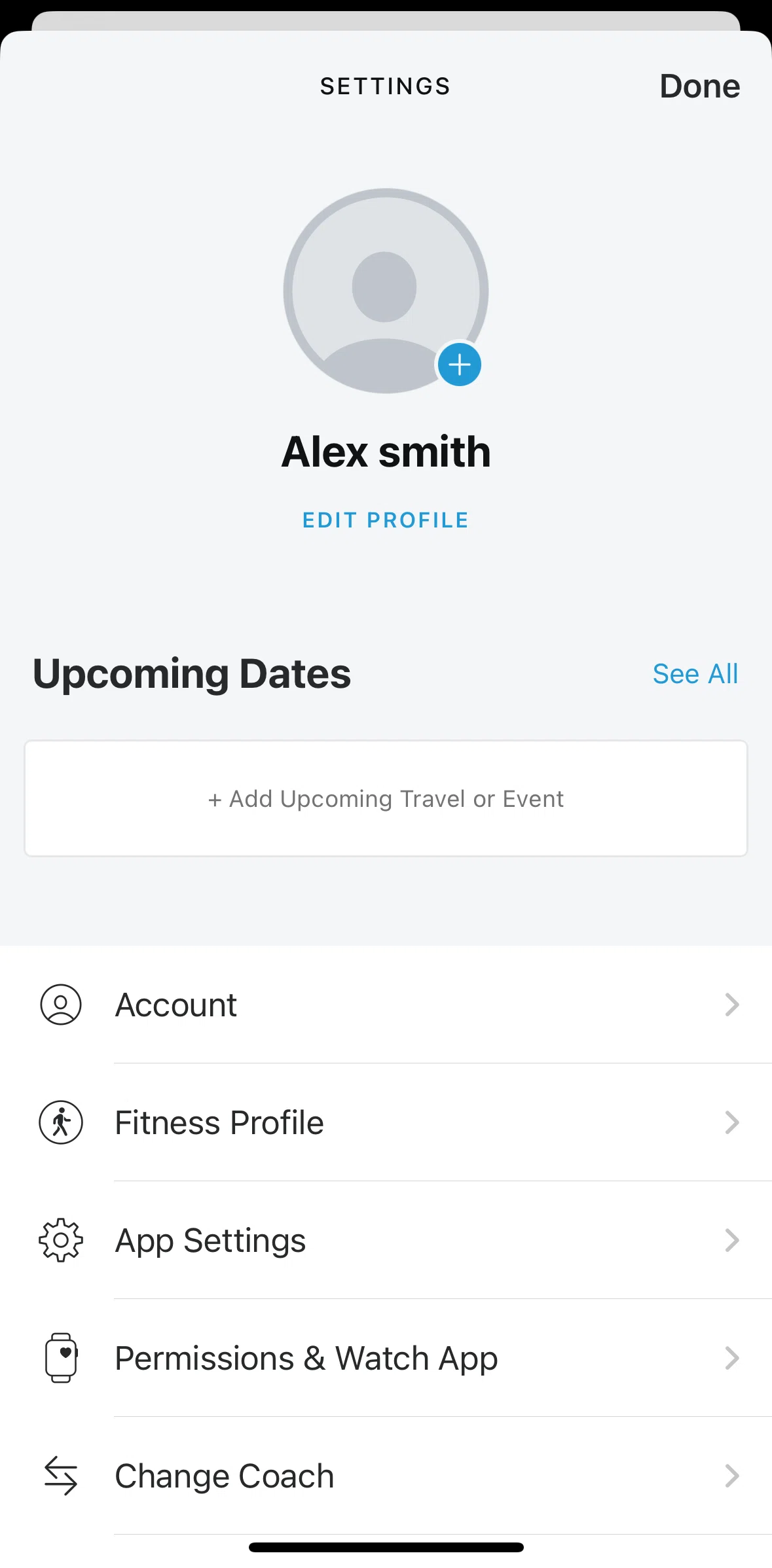 Future Pro Screen screen in the Account flow