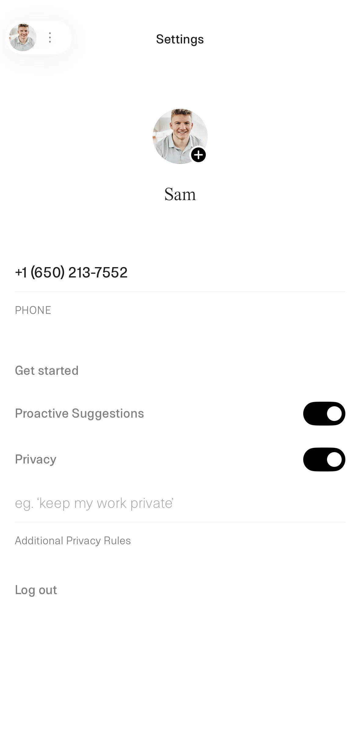 Genie Screen screen in the Get started flow