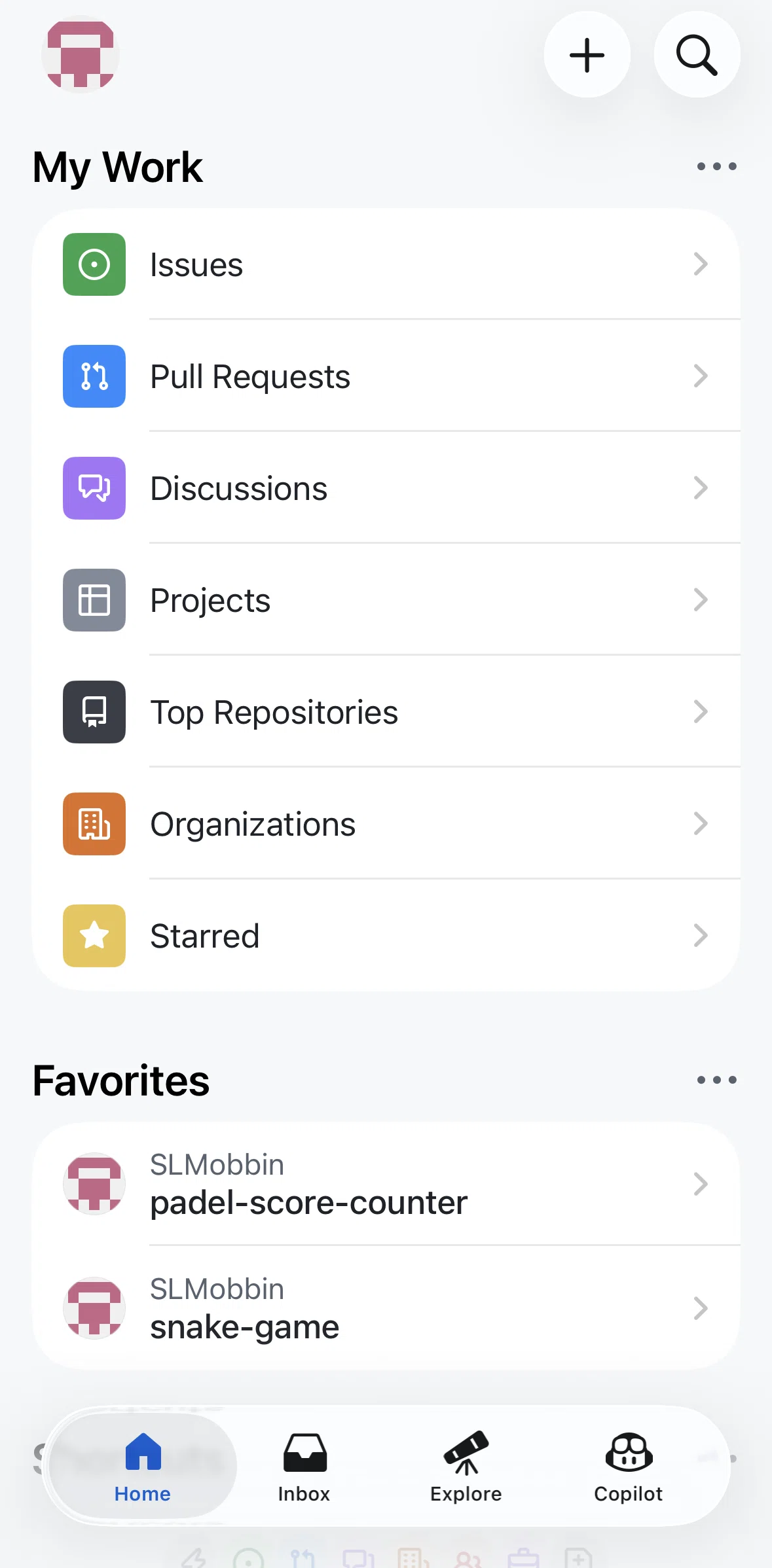 Github Screen screen in the Issues flow