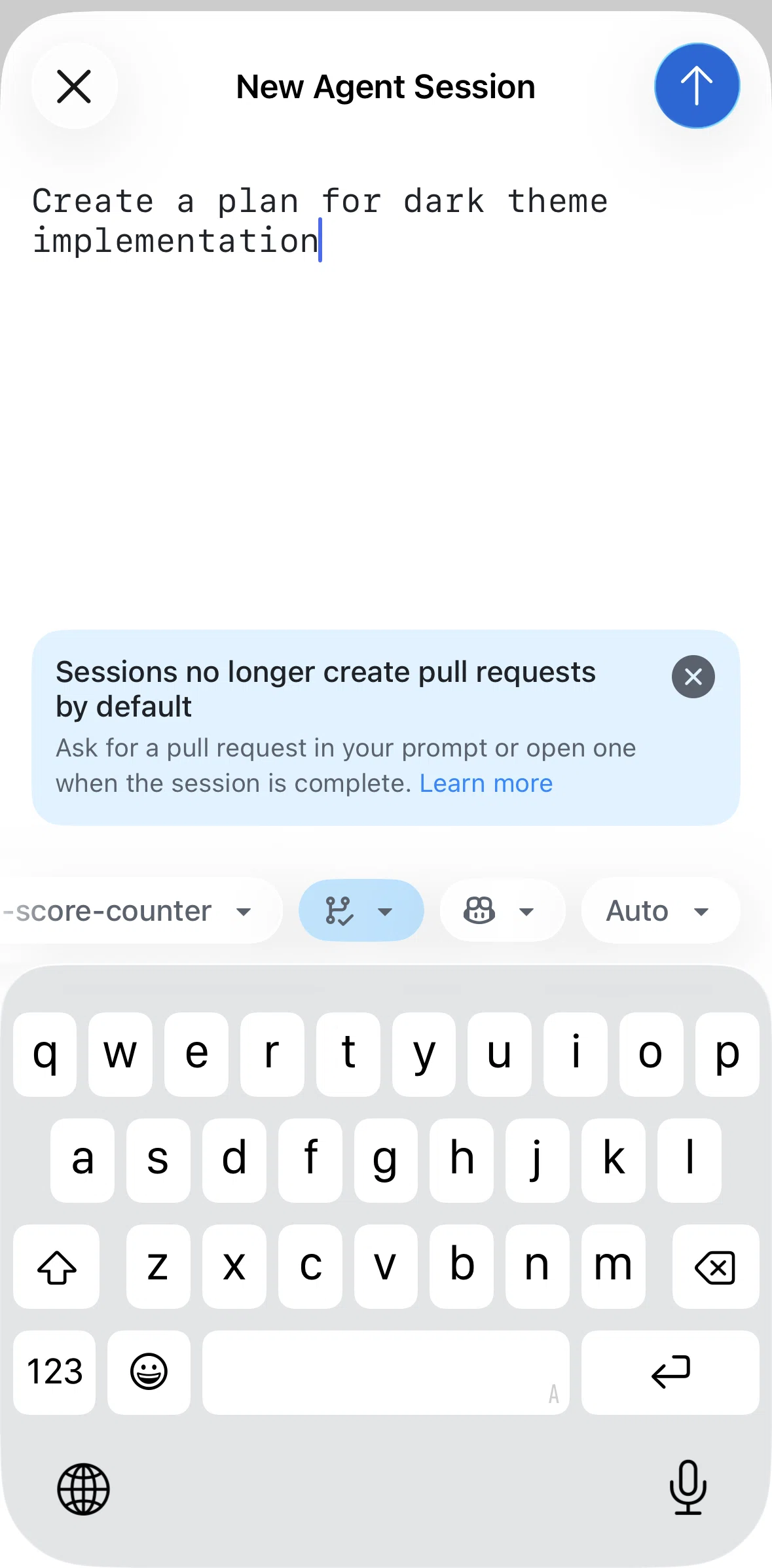 Github Screen screen in the Selecting an AI model flow