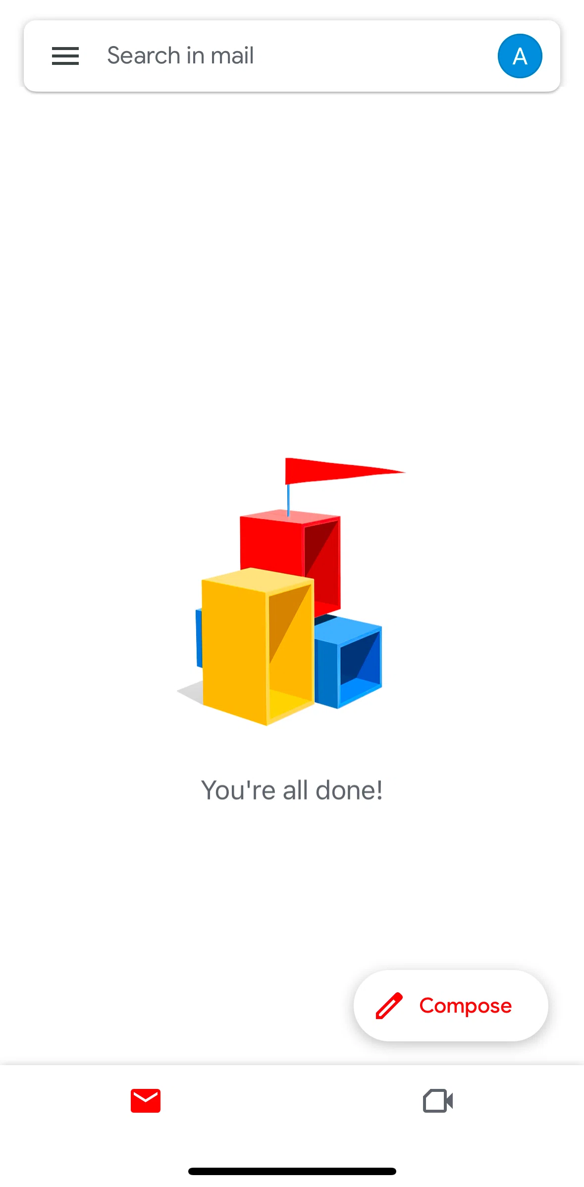 Gmail Screen screen in the Mail flow
