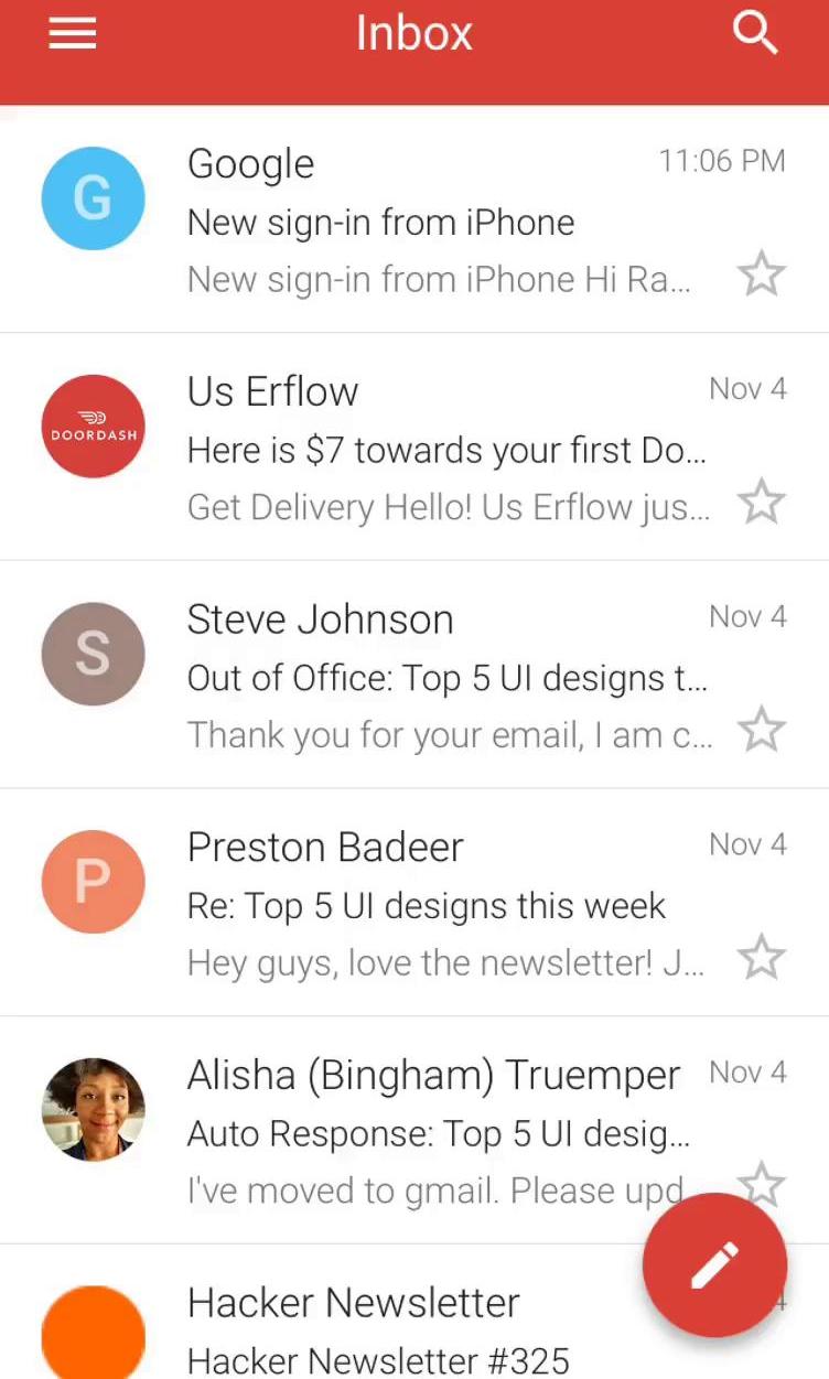 Gmail Sending preview