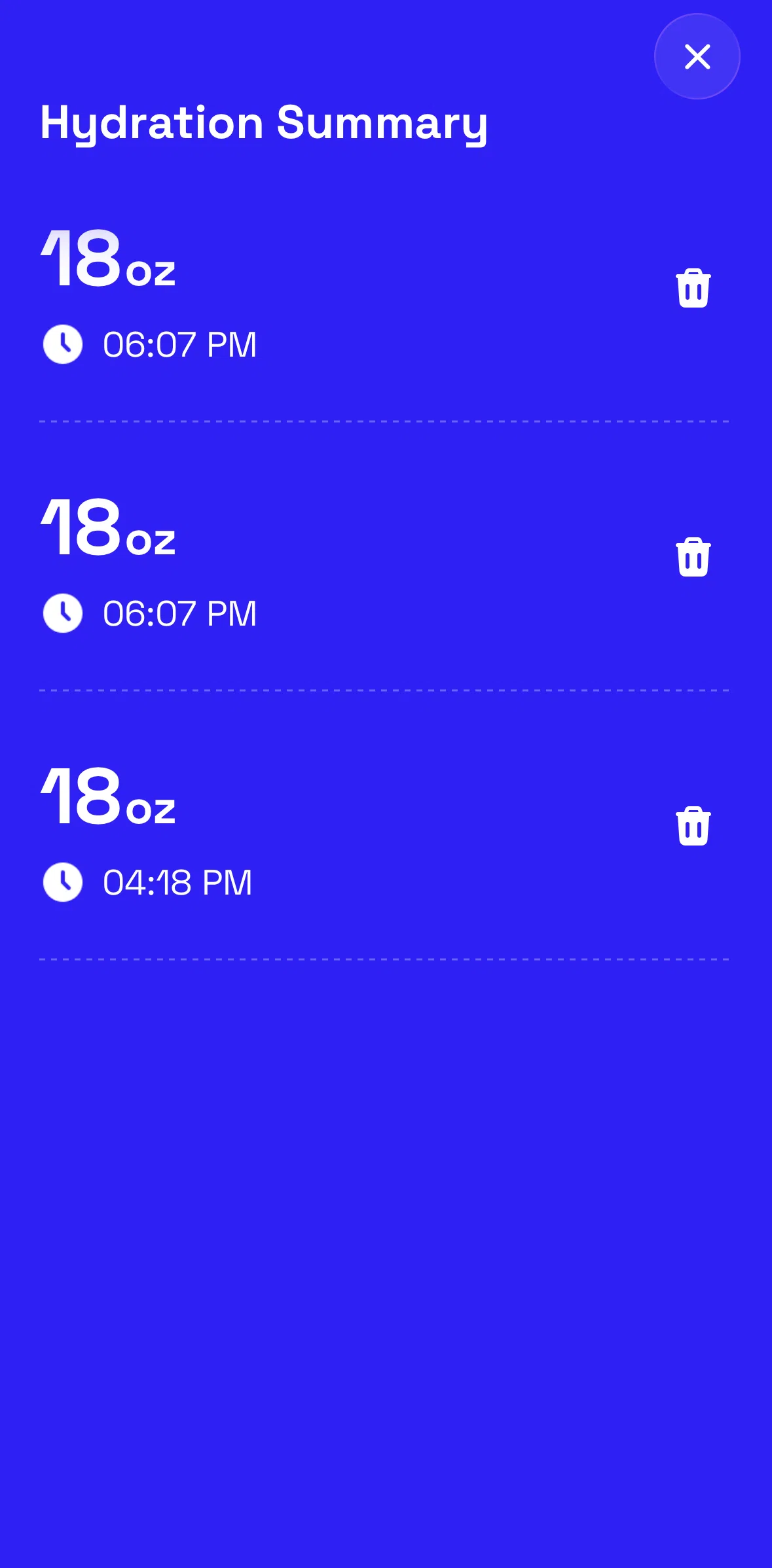 GO Club Screen screen in the Deleting an entry flow