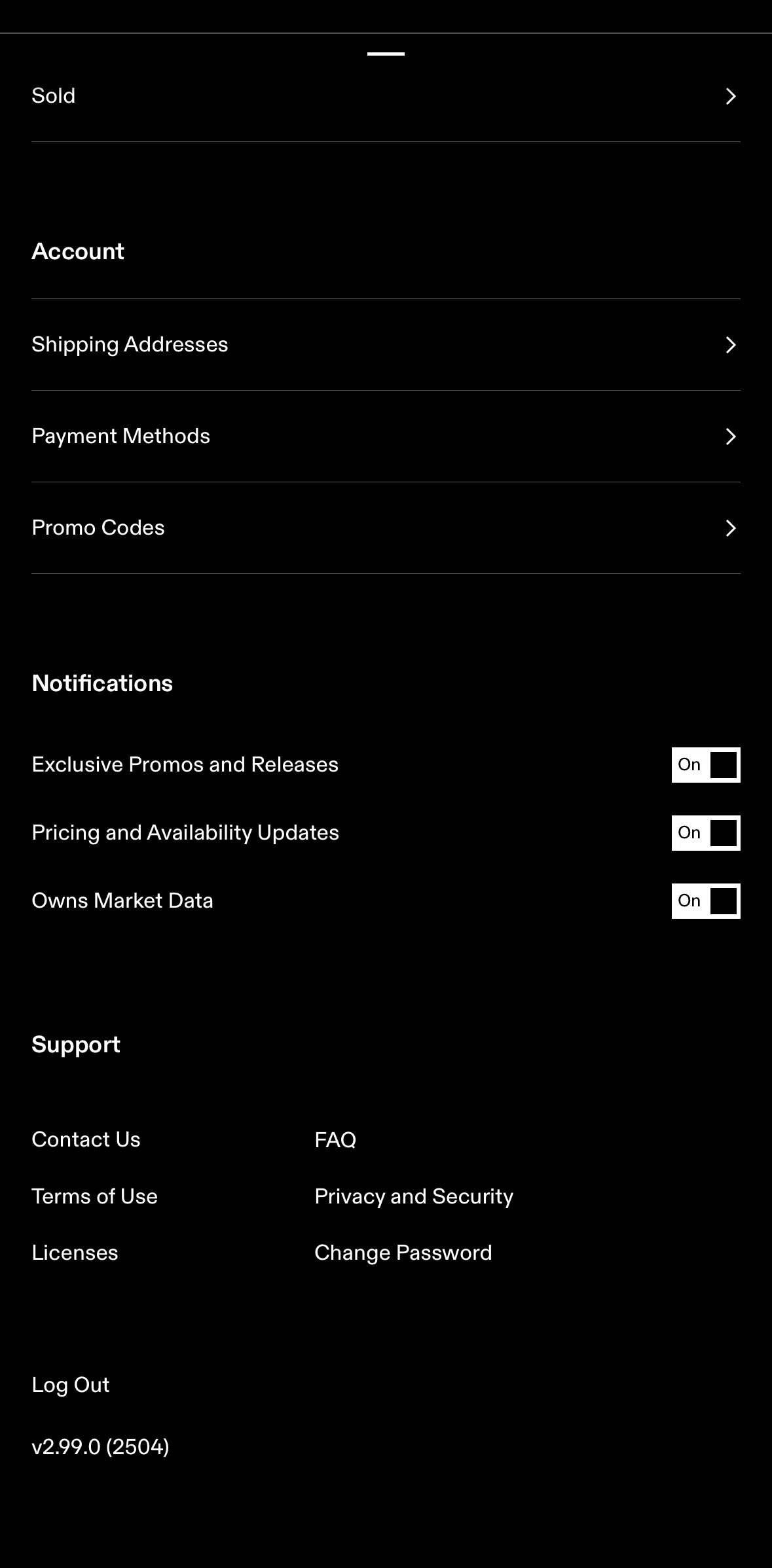 Goat Screen screen in the Submitting a request flow