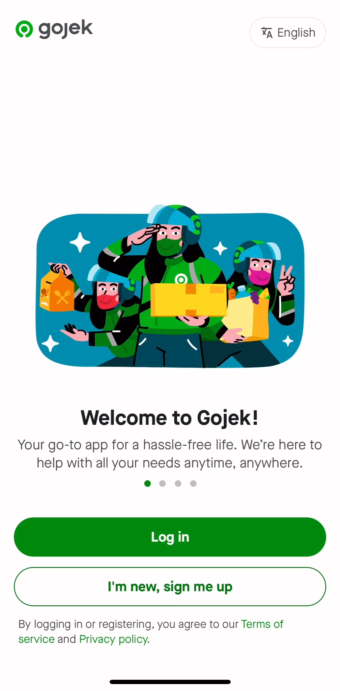Gojek Login preview