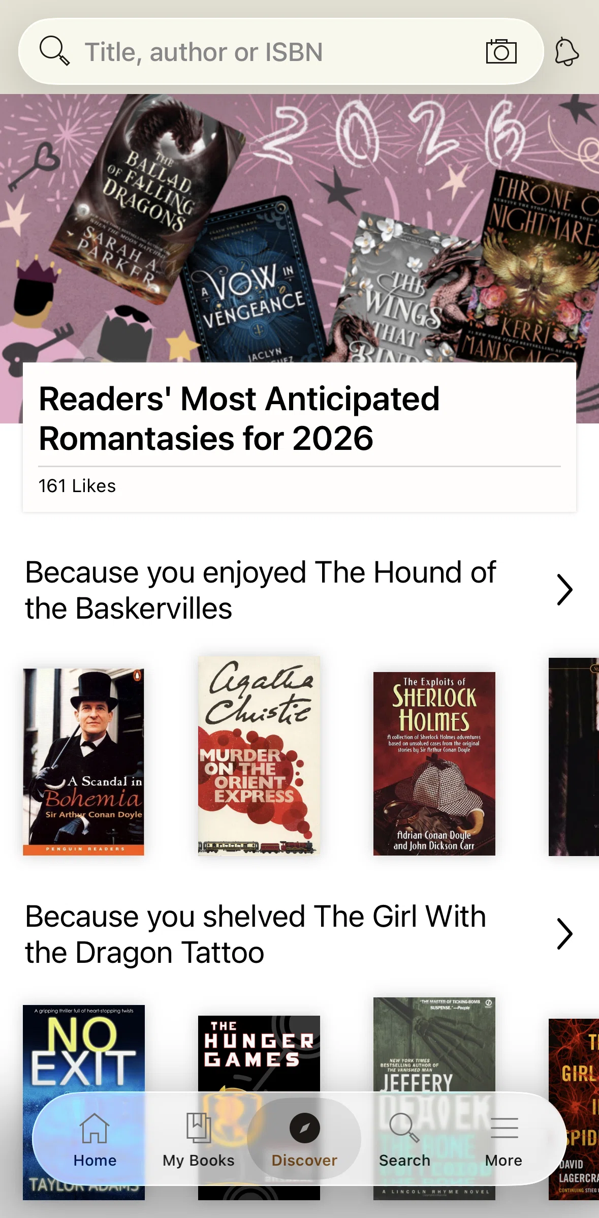 Goodreads Screen screen in the Article detail flow
