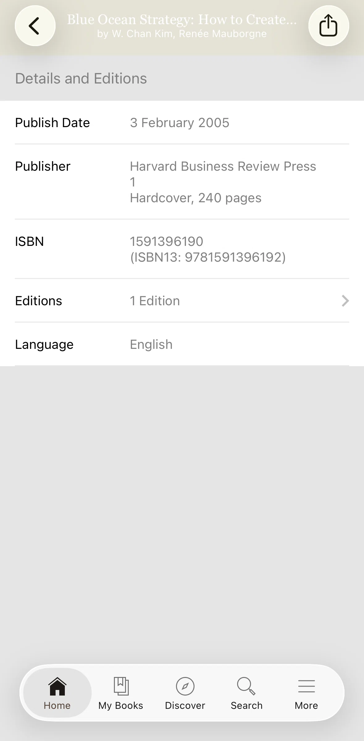 Goodreads Screen screen in the Editions flow