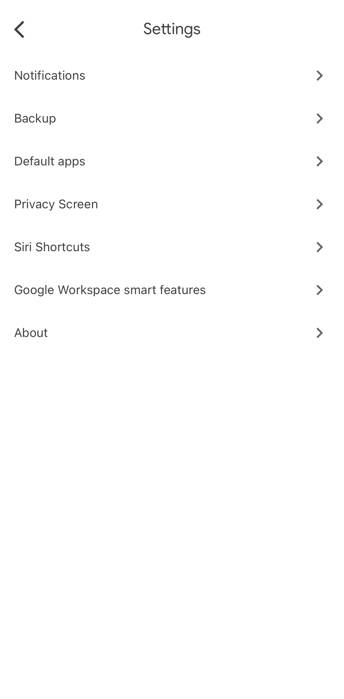 Google Drive Screen screen in the Turning on Google Workspace smart features flow