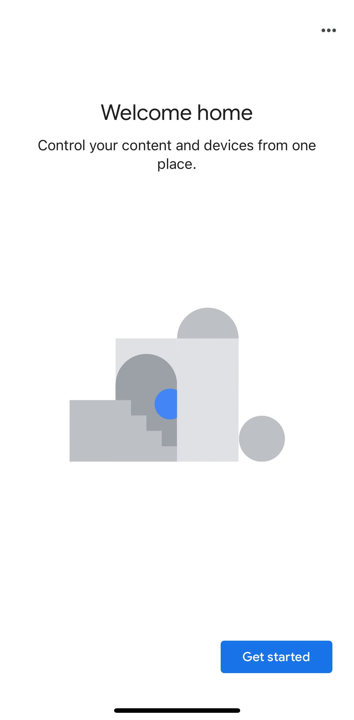 Google Home Screen screen in the Help flow