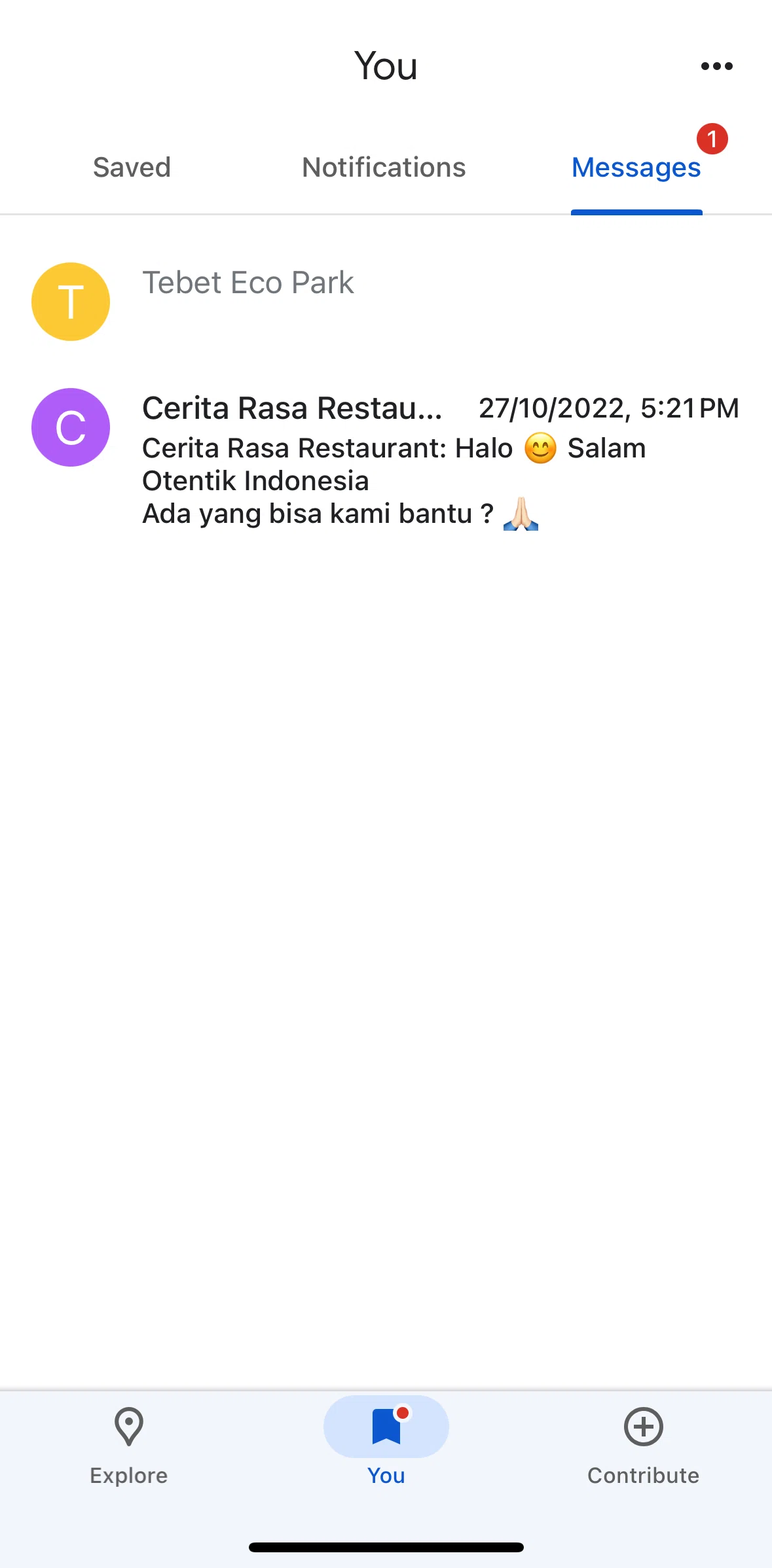 Google Maps Screen screen in the Sending a message flow