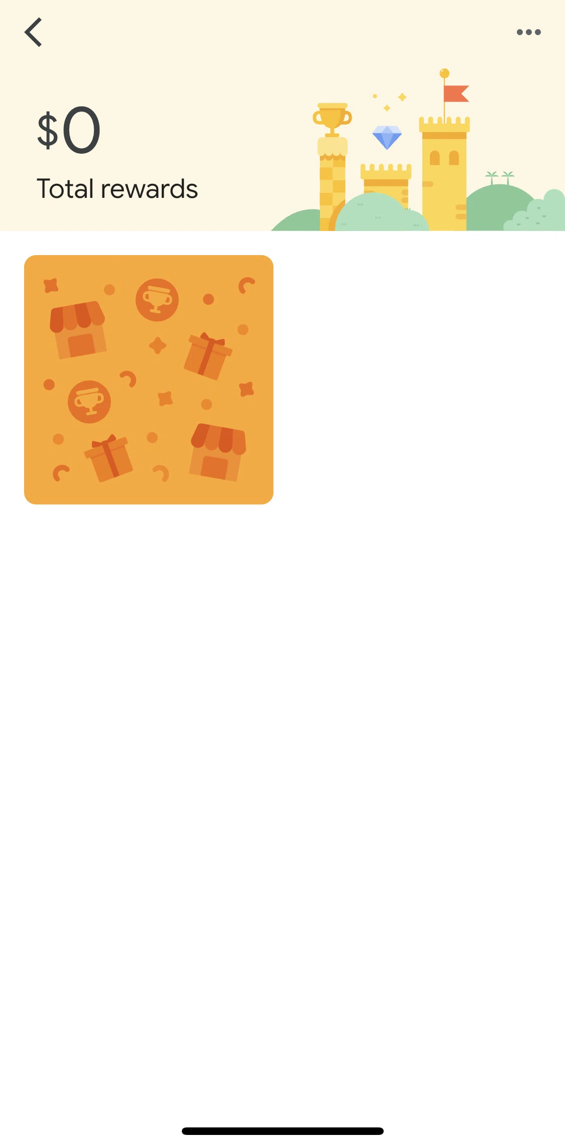 Google Pay Screen screen in the Choosing a reward flow