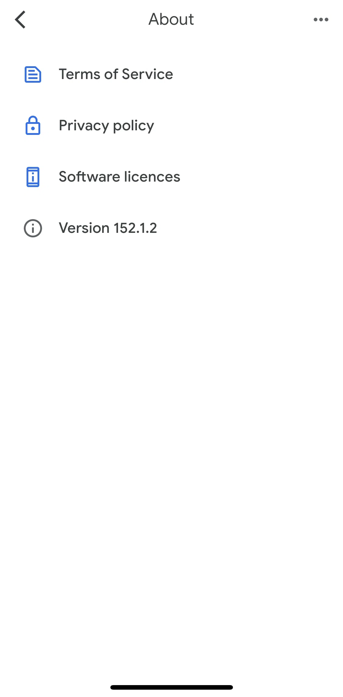 Google Pay Screen screen in the Terms of service flow