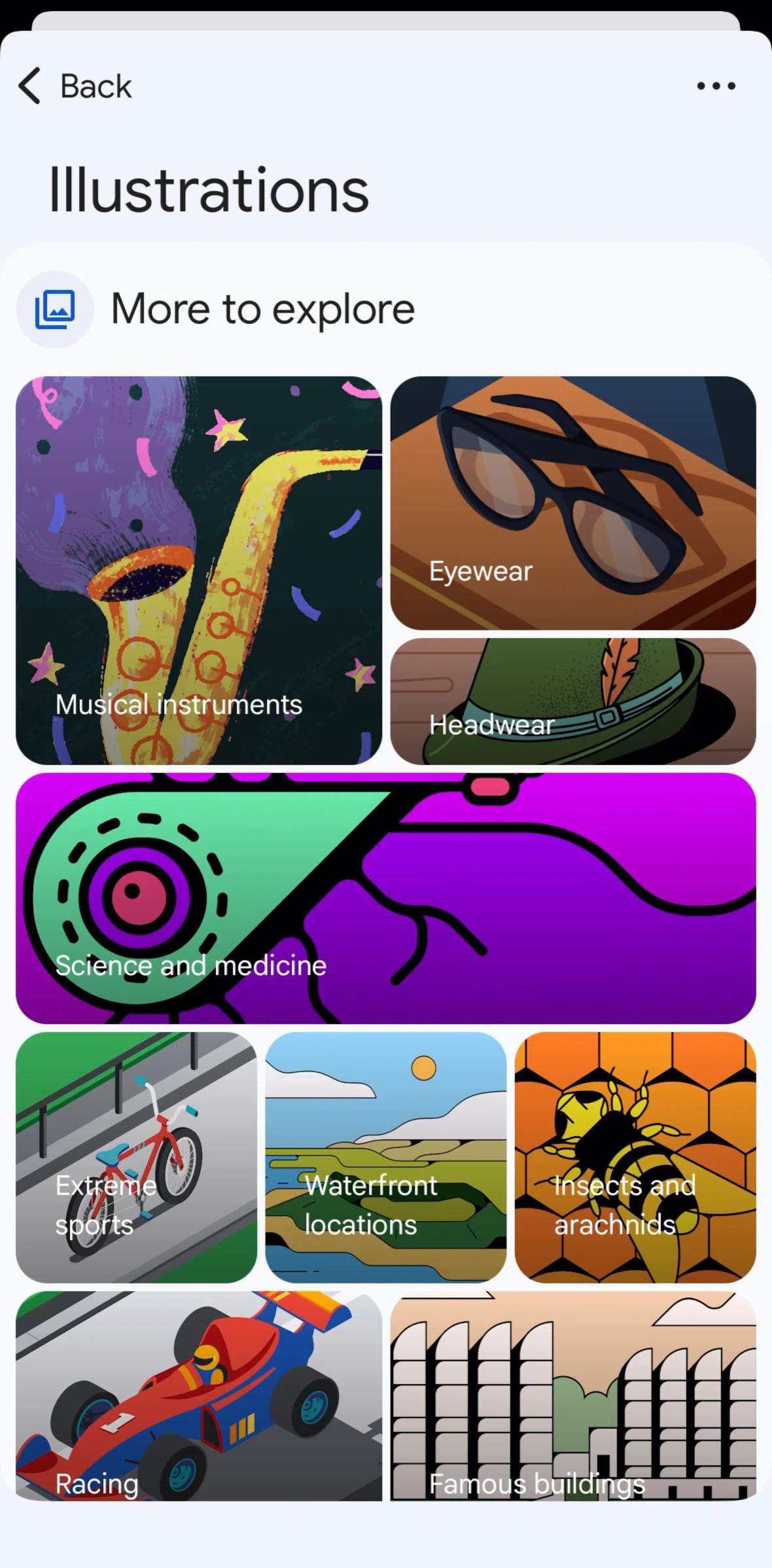 Google Photos Screen screen in the Illustration category flow