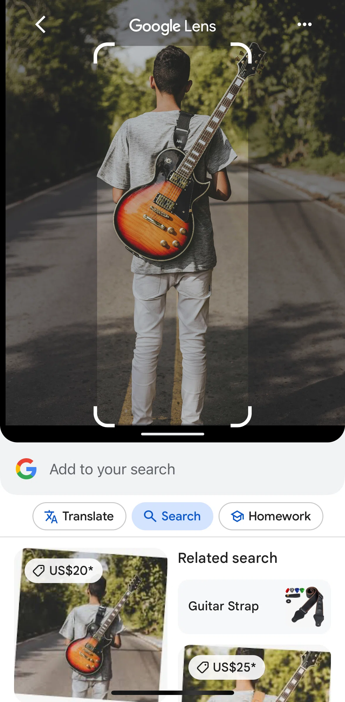 Google Screen screen in the Giving feedback flow