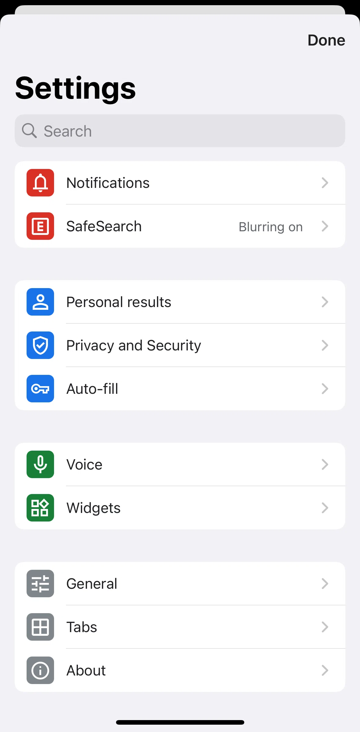 Google Screen screen in the Notifications (settings) flow