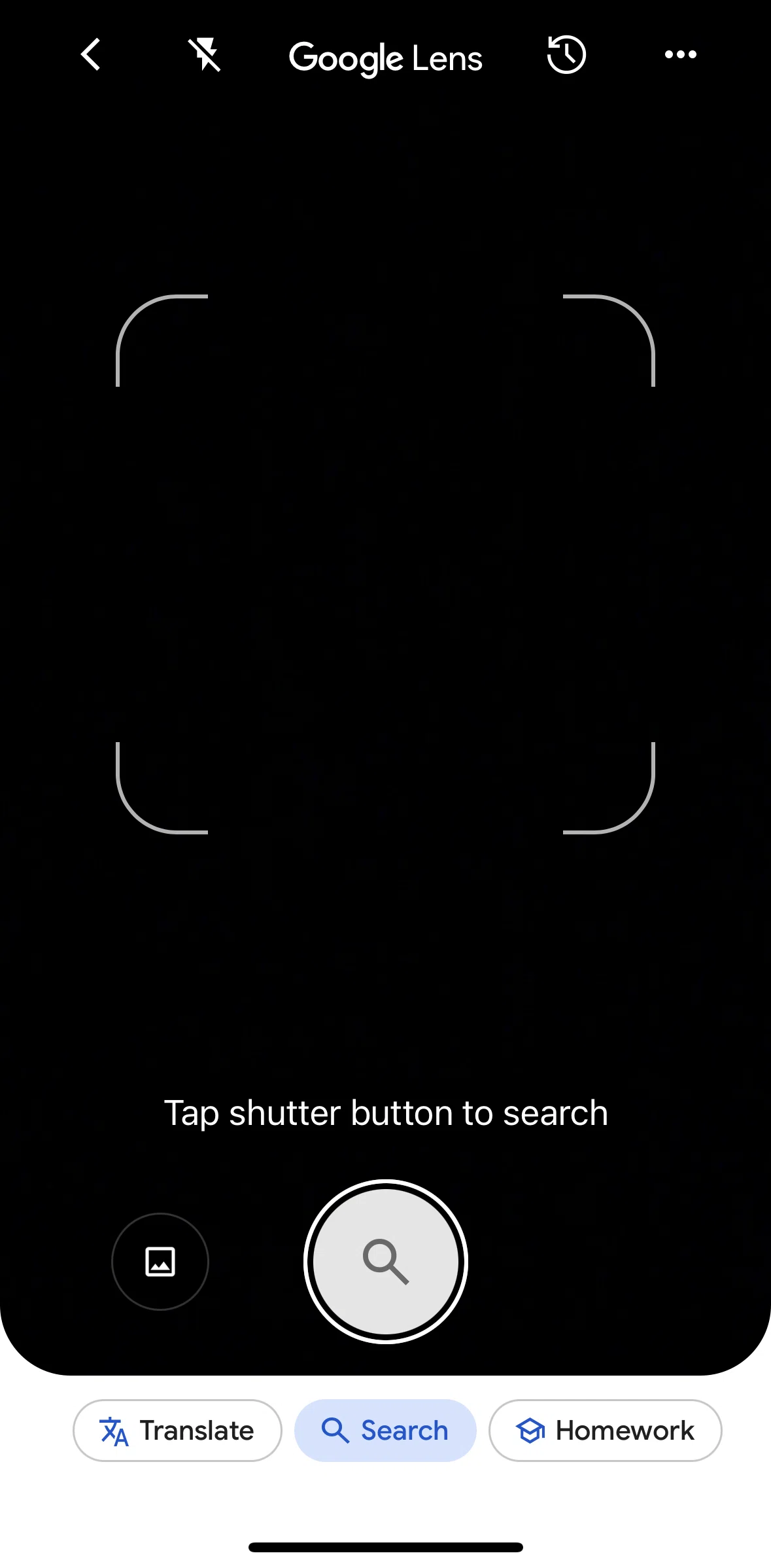 Google Screen screen in the Translating words in a picture flow