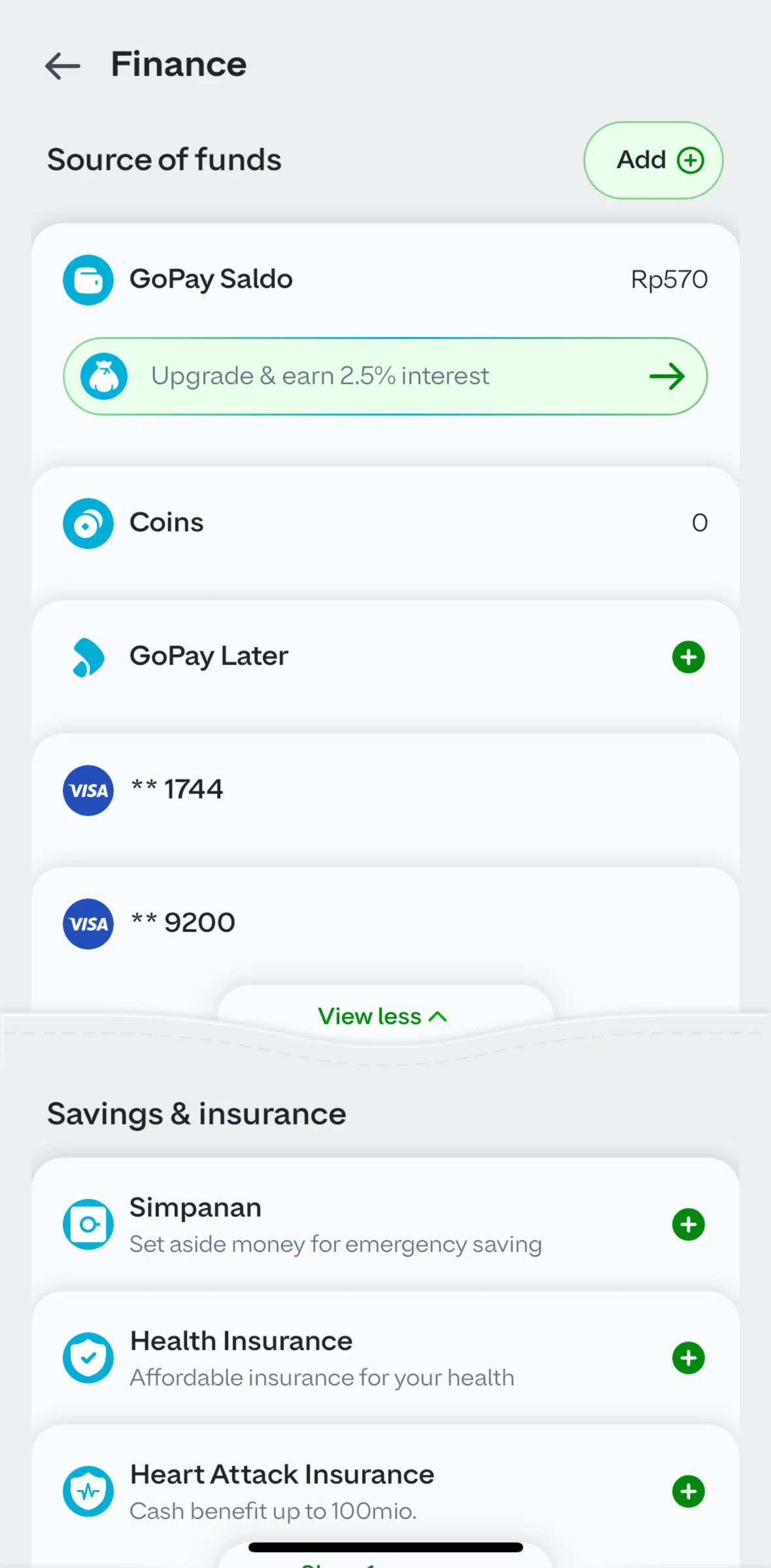 GoPay Screen screen in the Removing a payment method flow