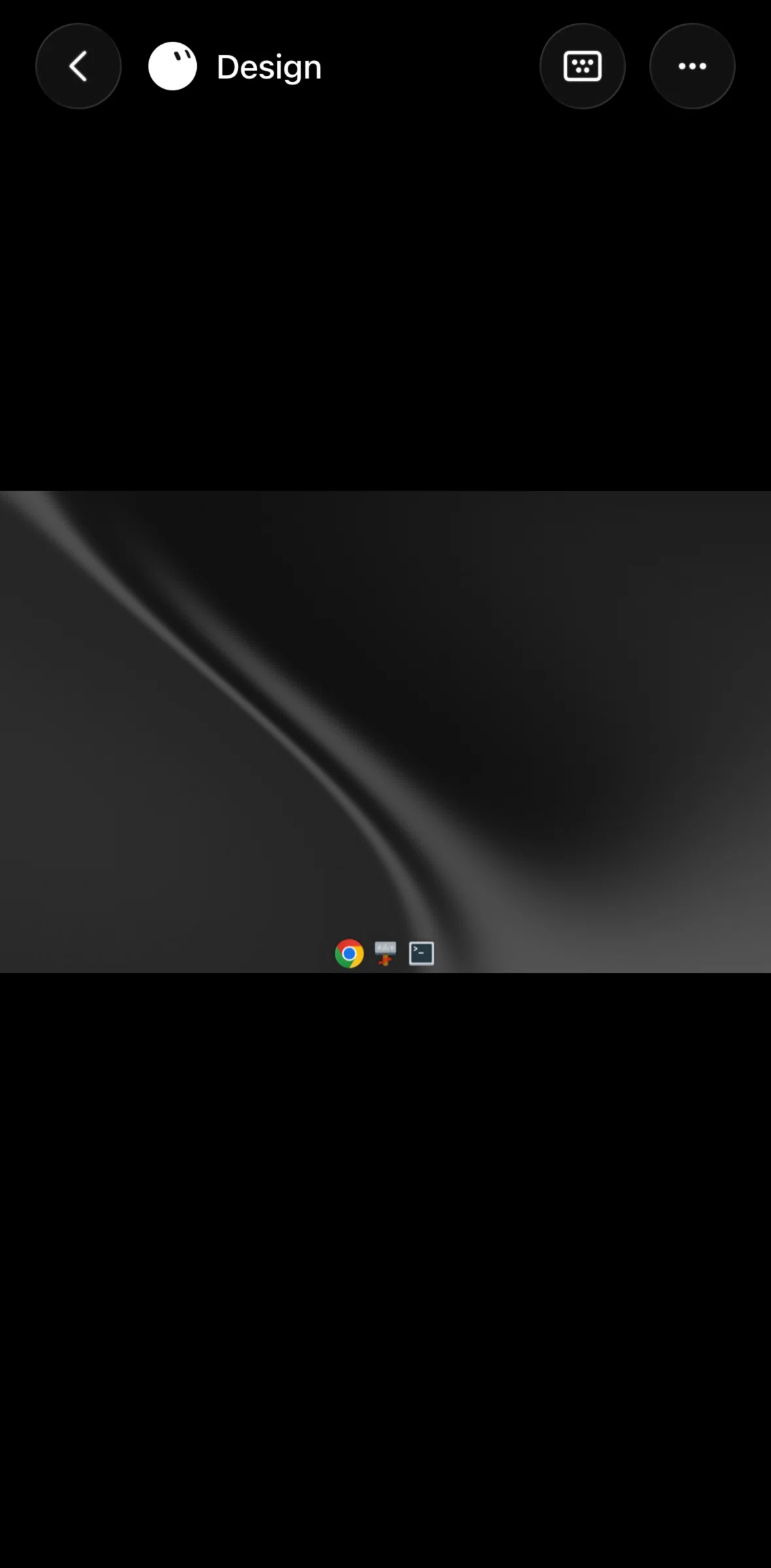Grok Bot Screen screen in the Turning on trackpad mode flow