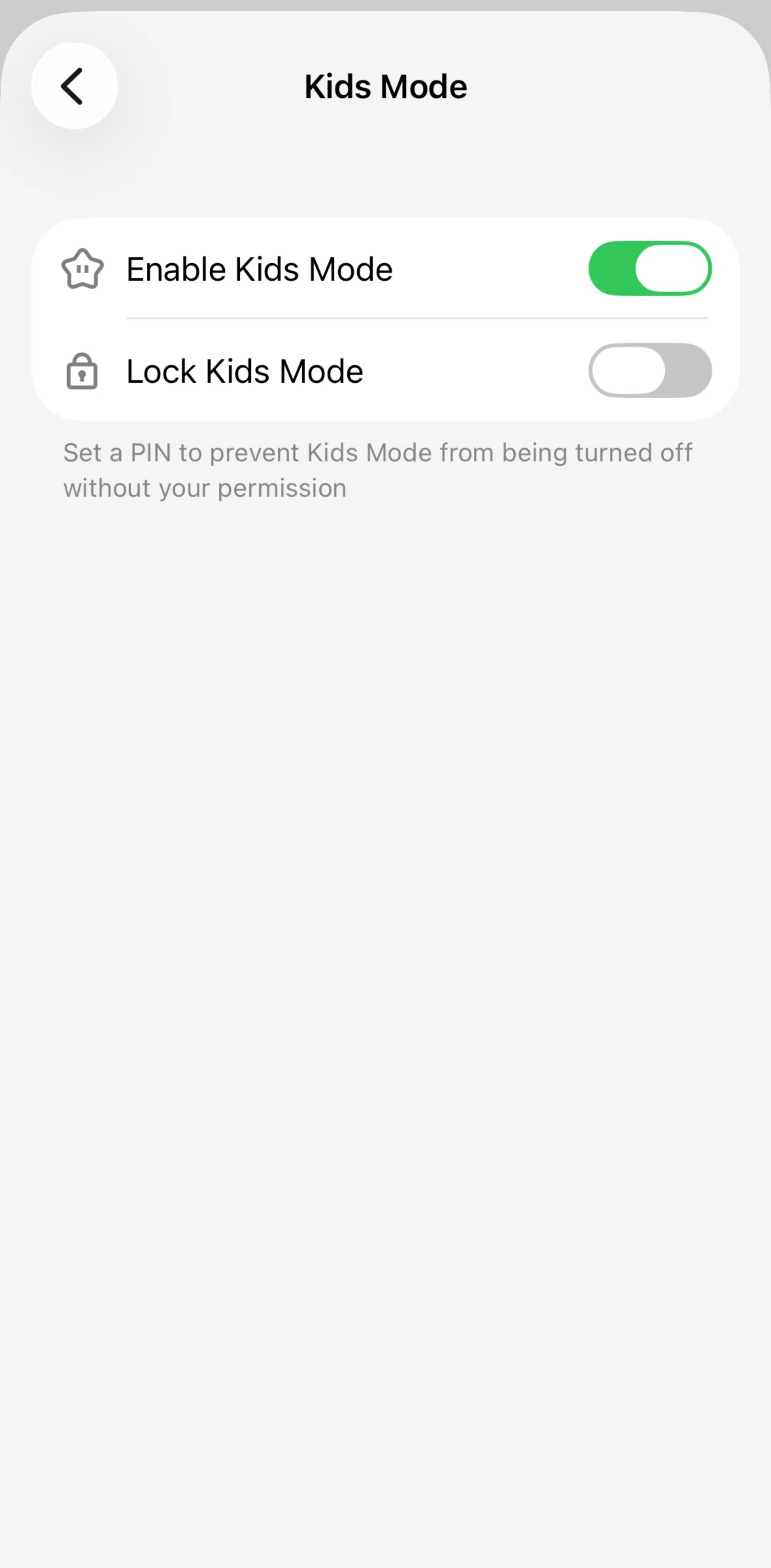 Grok Screen screen in the Creating a PIN flow