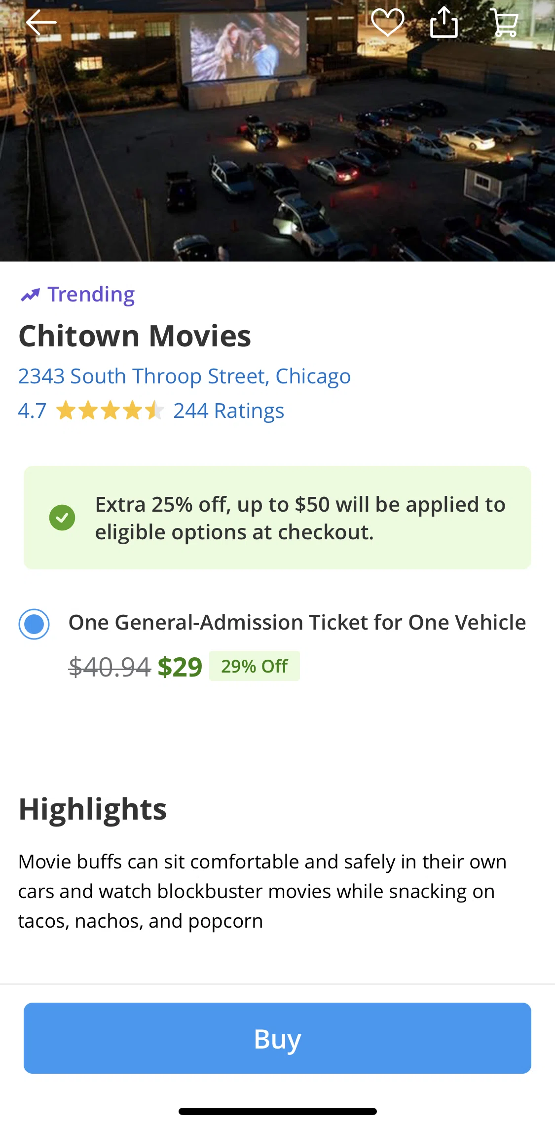Groupon Screen screen in the Adding to saved deals flow