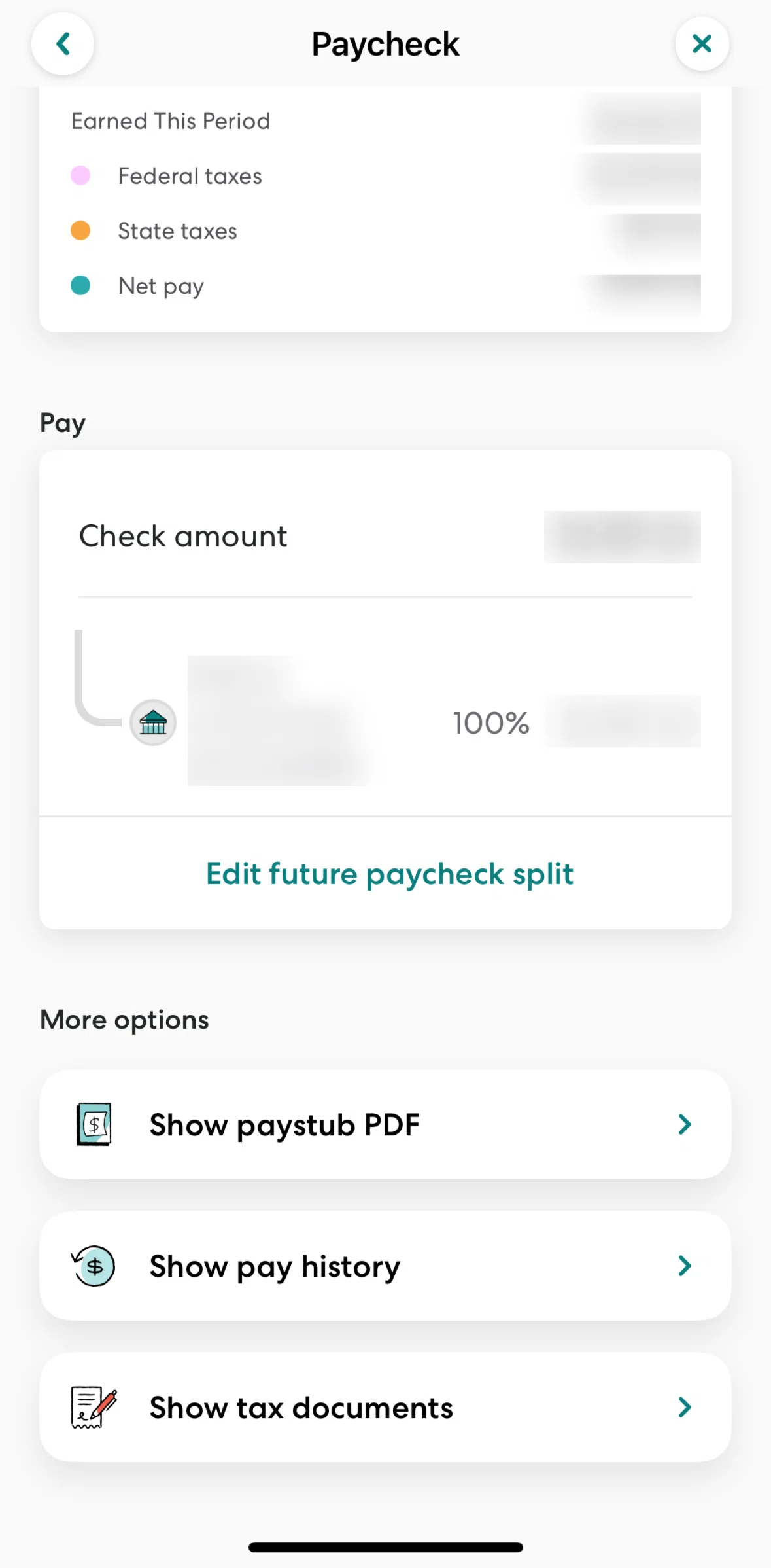 Gusto Mobile Screen screen in the Add bank account flow