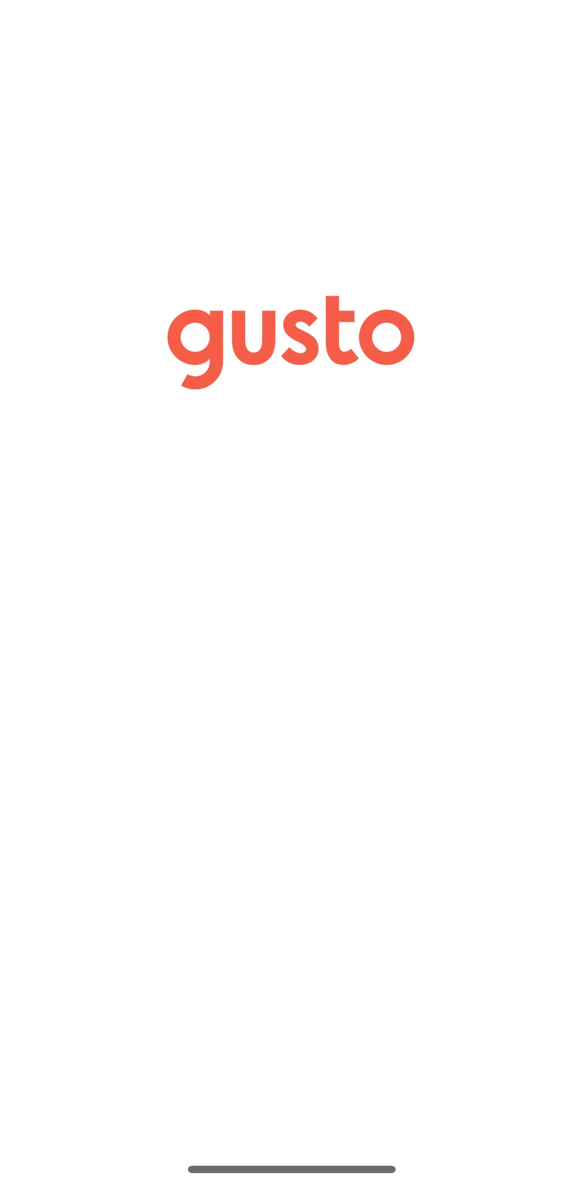 Gusto Mobile Screen screen in the Onboarding flow