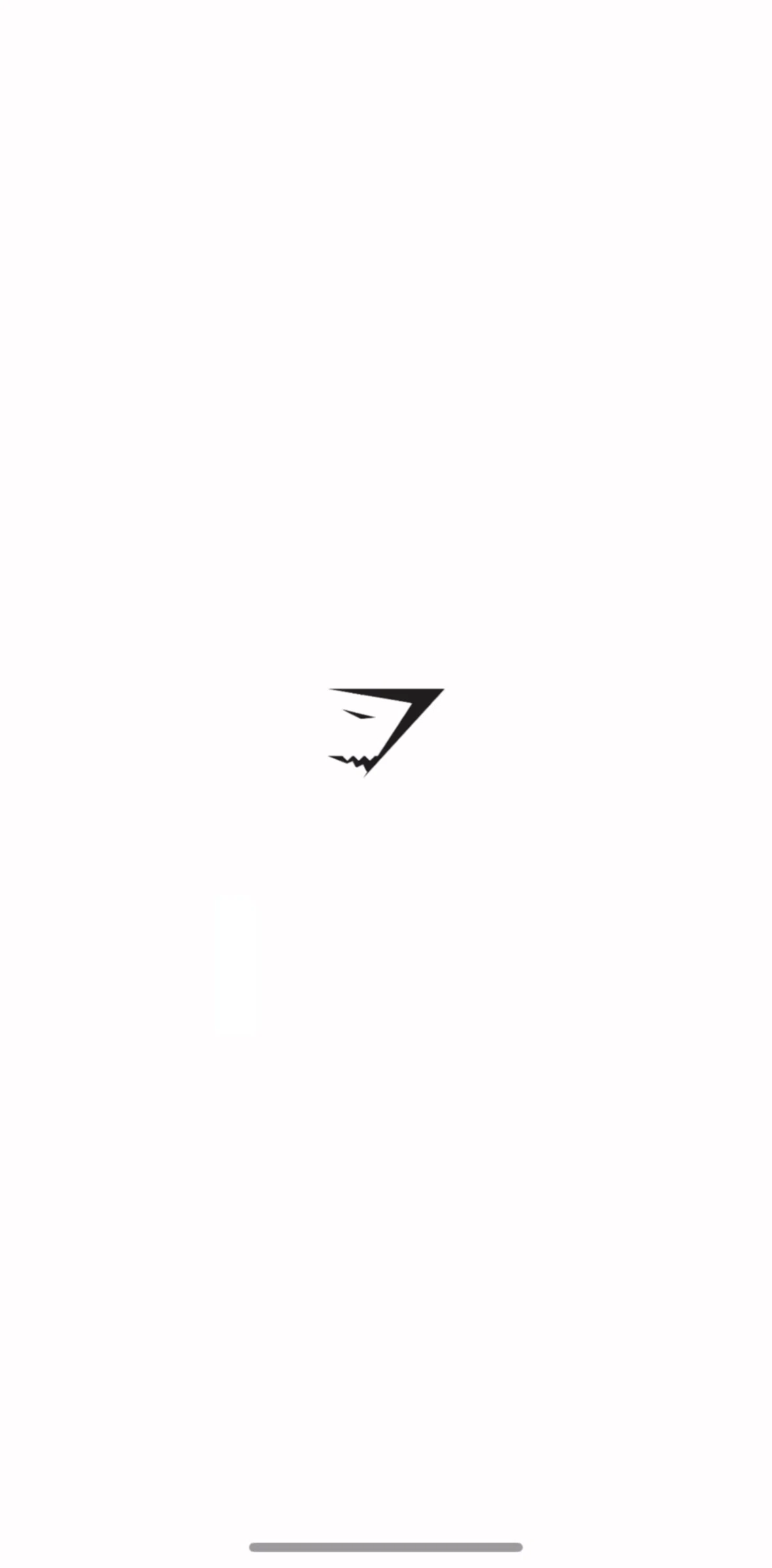 Gymshark Training and Fitness Screen screen in the Onboarding flow