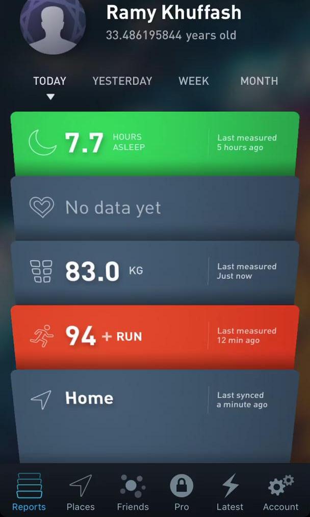 Gyroscope Activity Feed preview