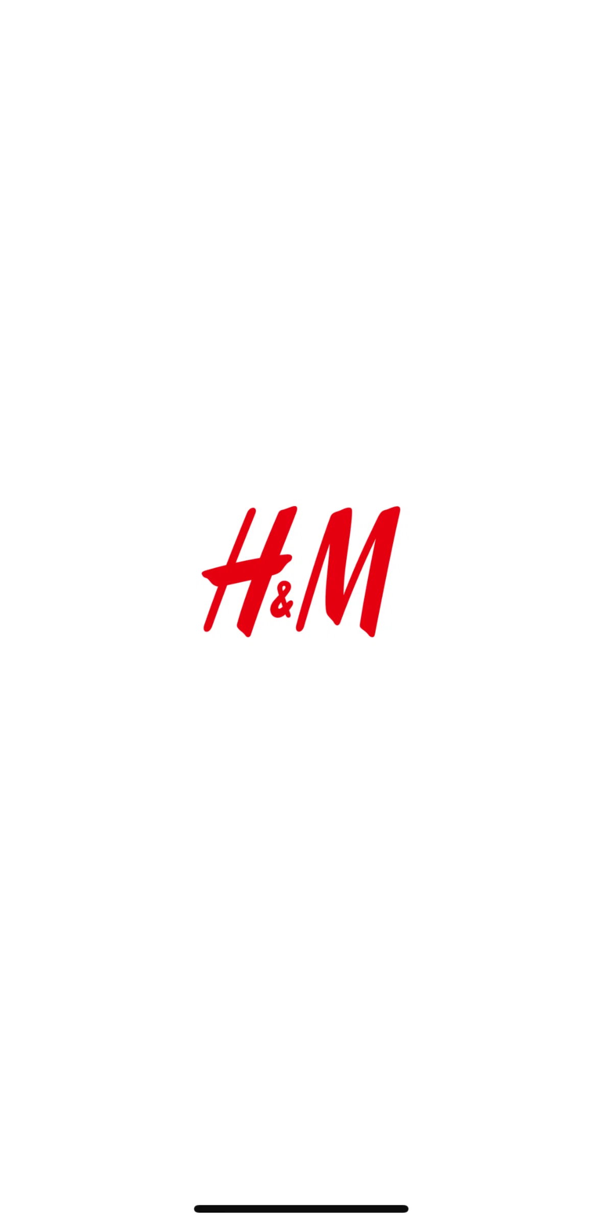 H And M Screen screen in the Onboarding flow