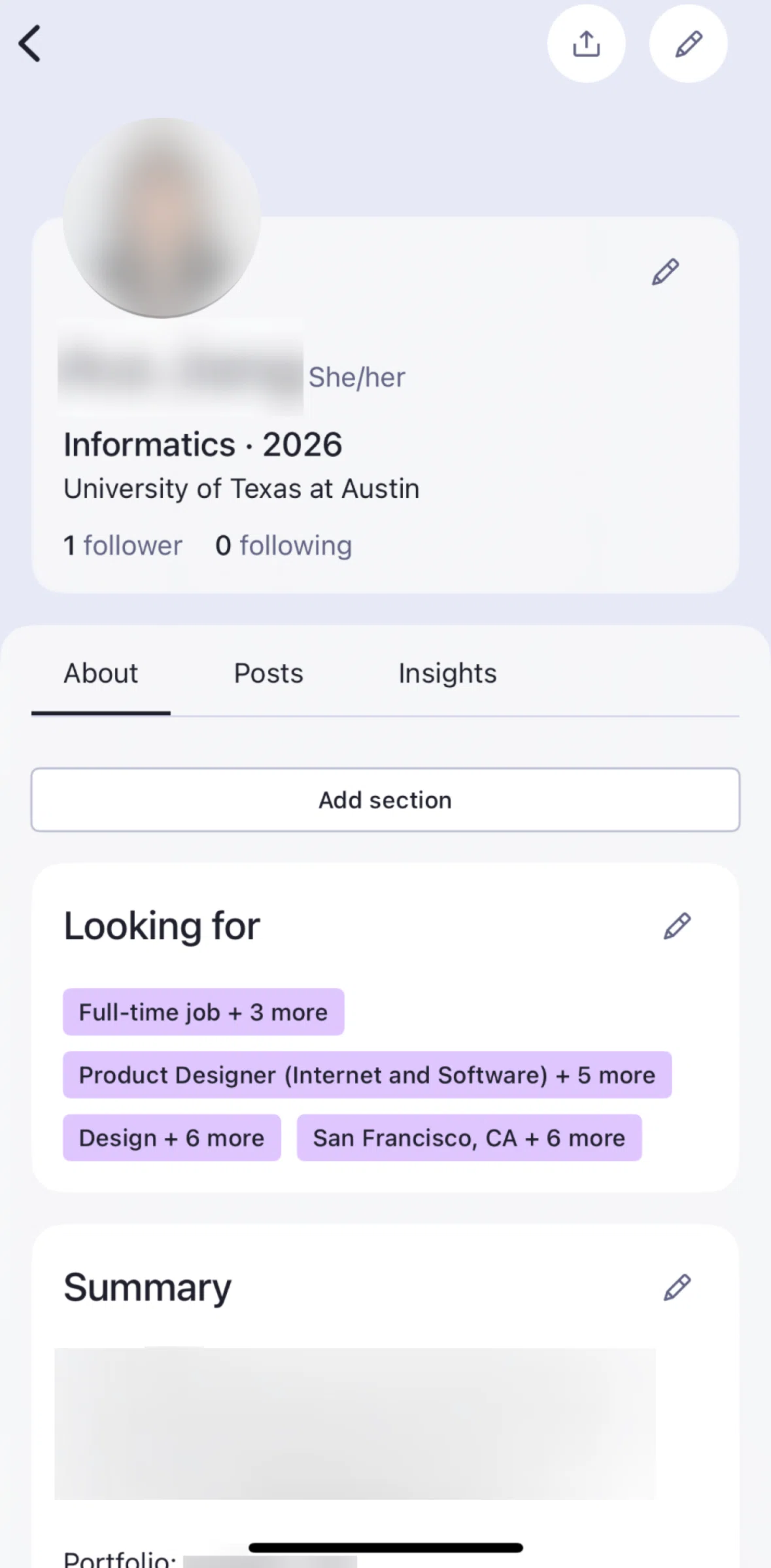 Handshake Screen screen in the Adding a resume flow