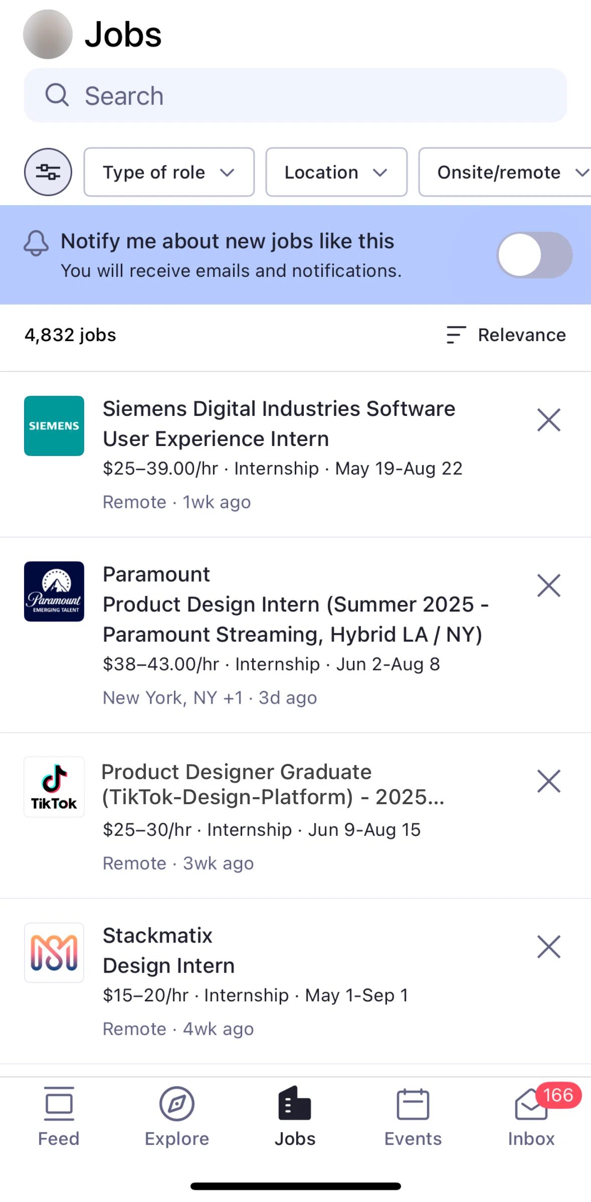 Handshake Screen screen in the Turning on job alerts flow
