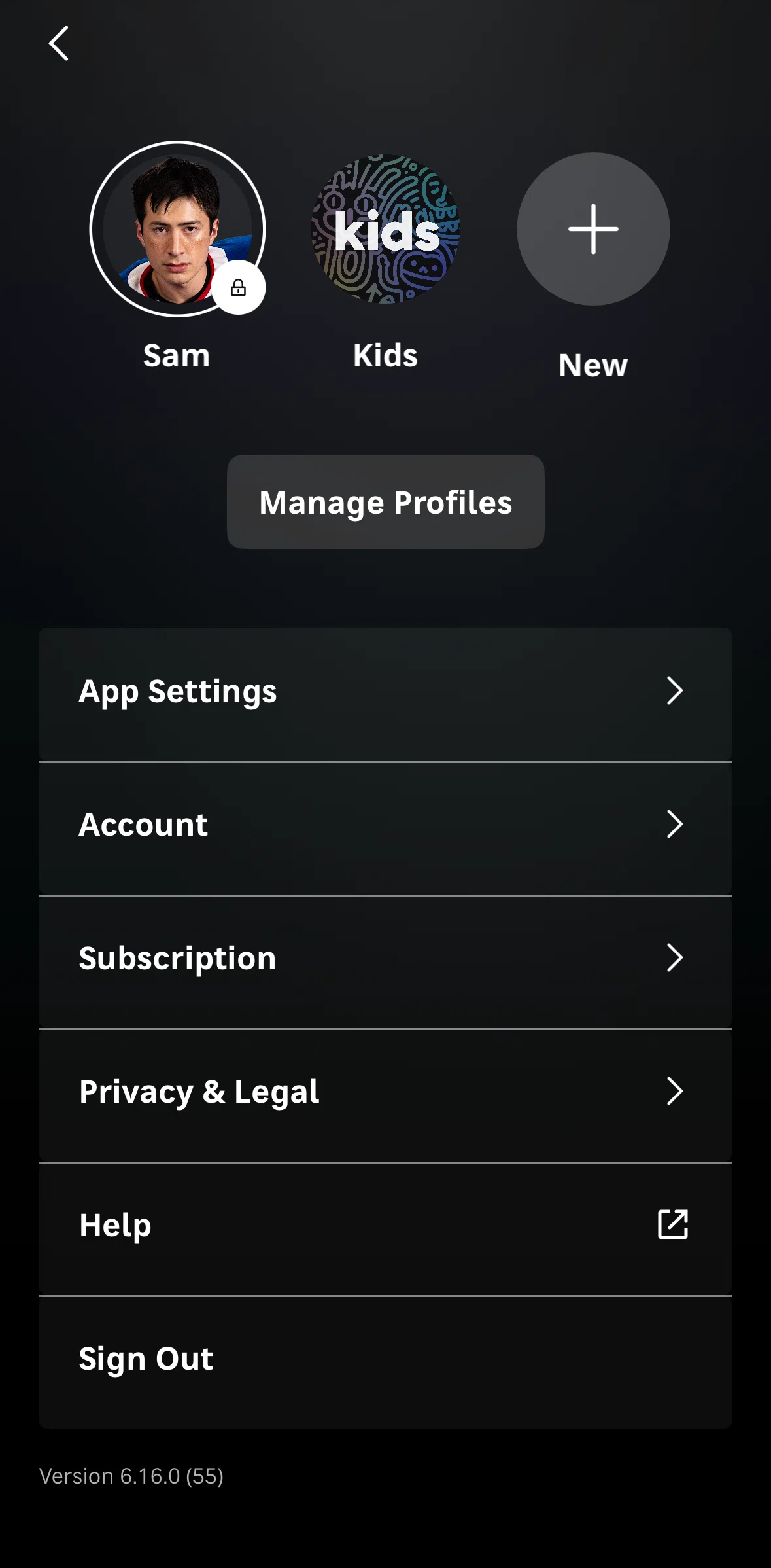 HBO Max Screen screen in the Switching to Kids account flow