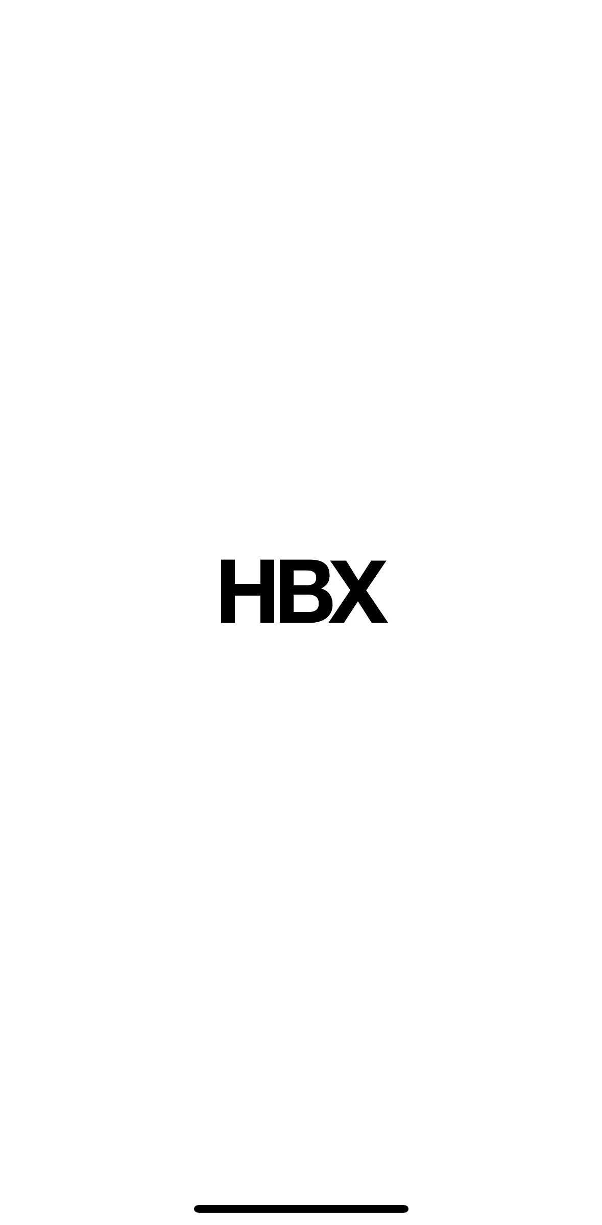 HBX Screen screen in the Onboarding flow