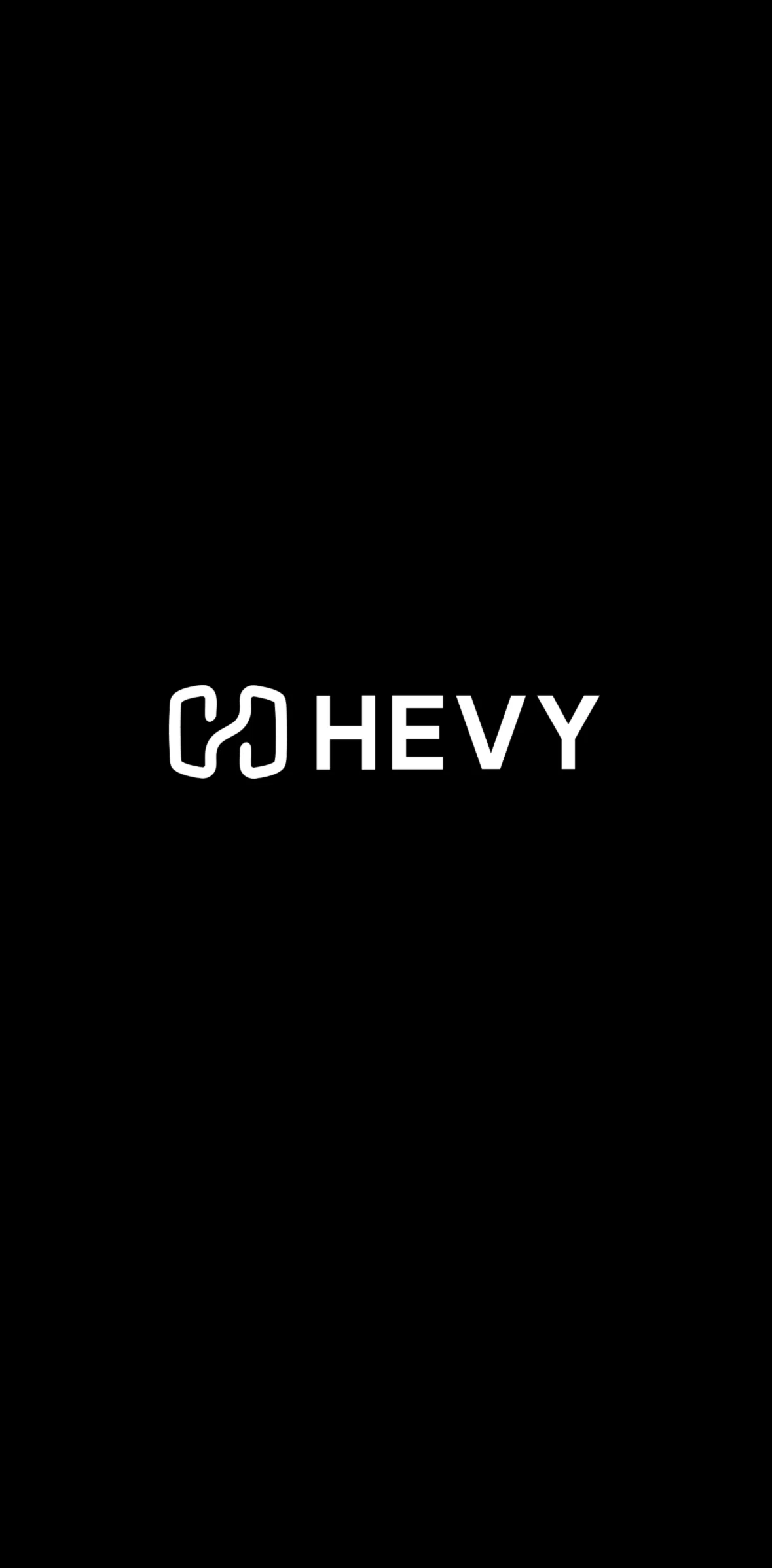 Hevy Screen screen in the Onboarding flow