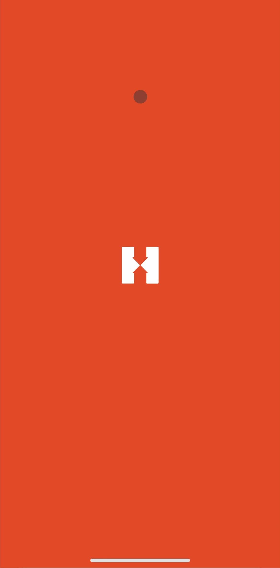 Hostelworld Splash screen screen in the Onboarding flow
