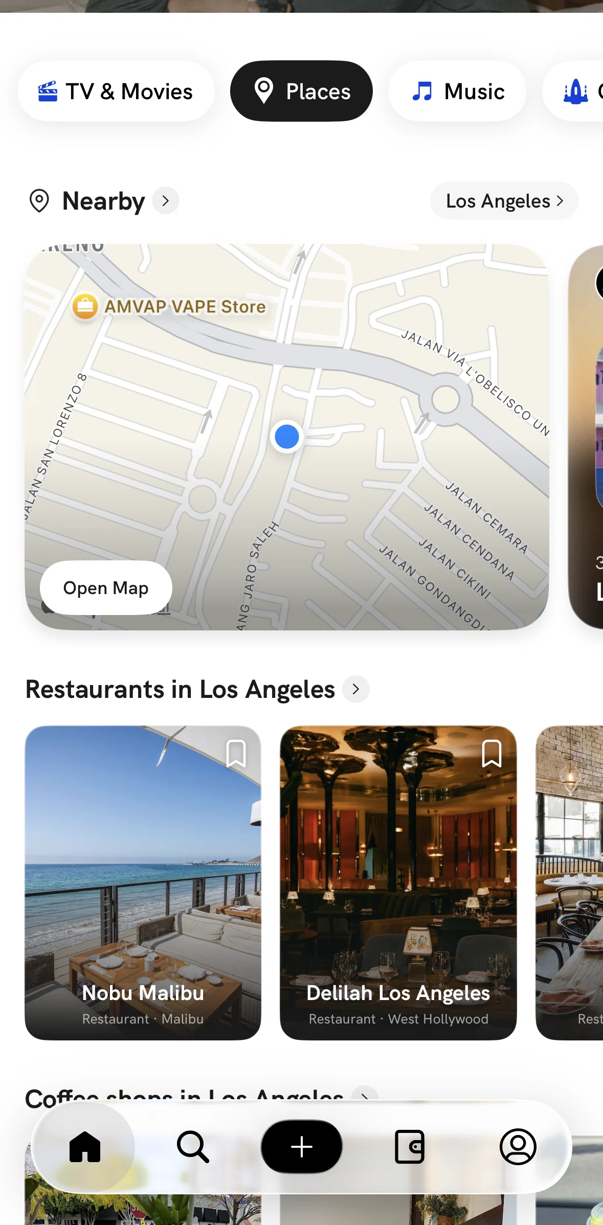 Hypelist Screen screen in the Map flow
