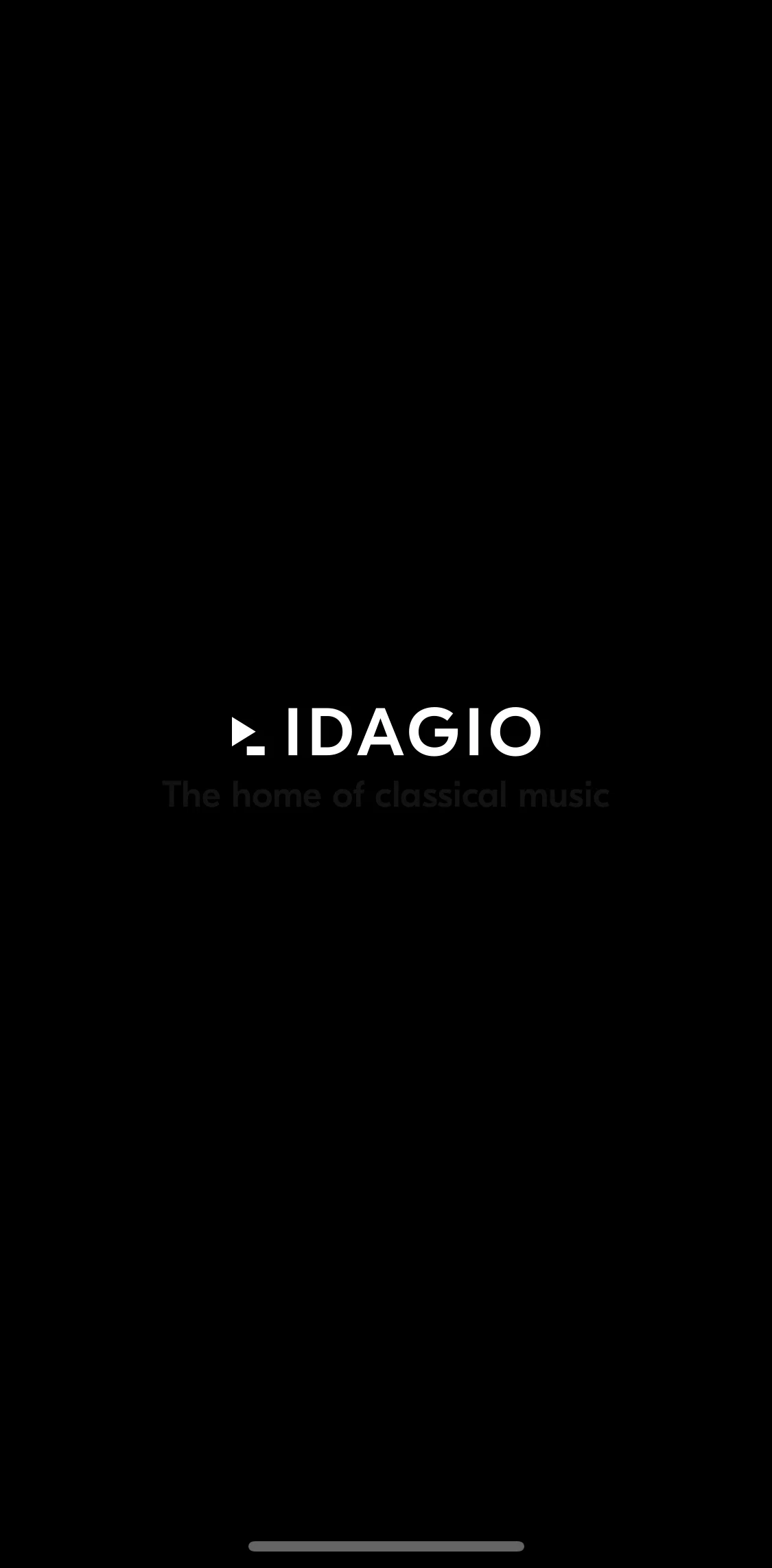 IDAGIO Screen screen in the Onboarding flow
