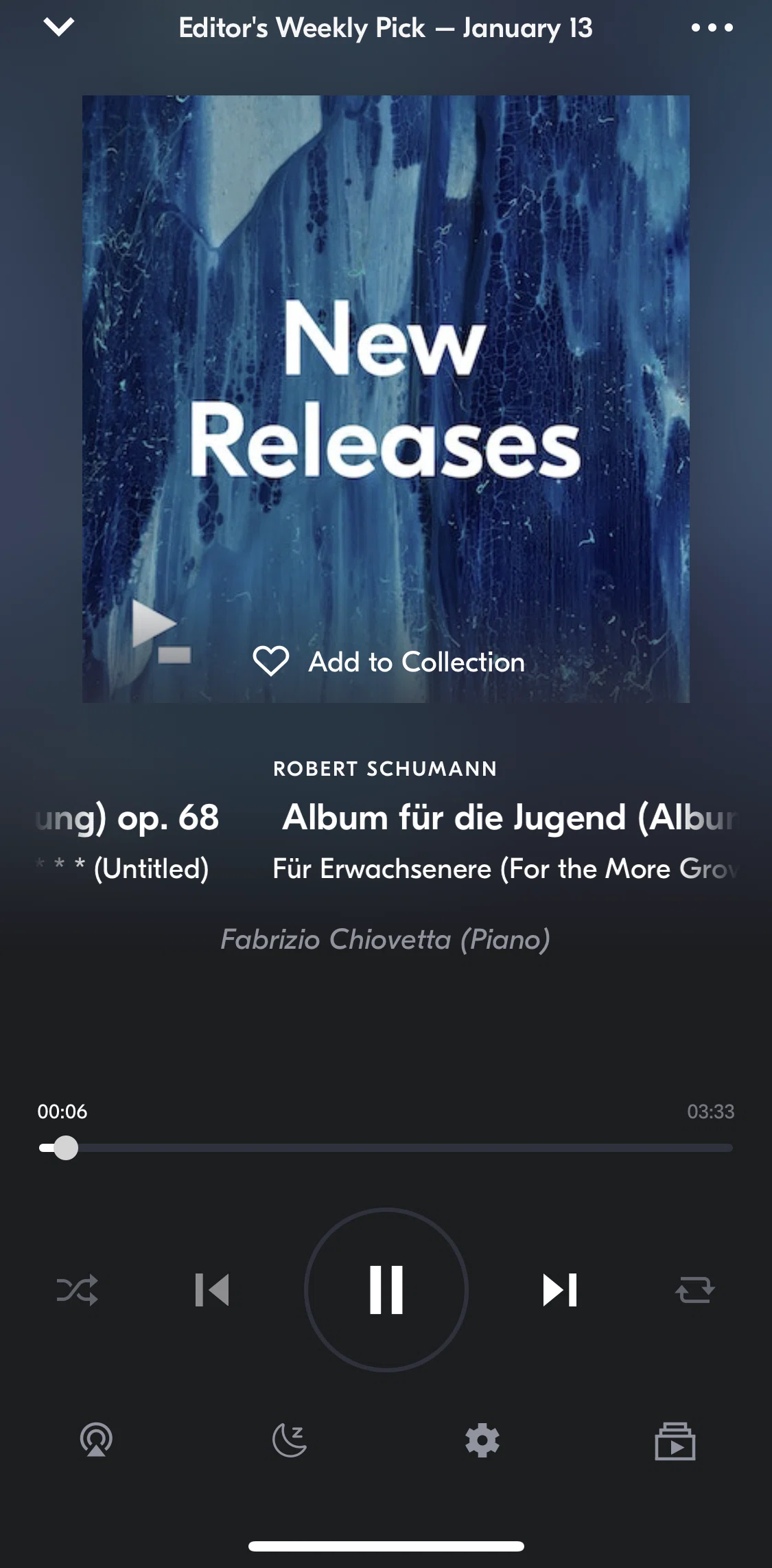 IDAGIO Screen screen in the Updating audio quality flow