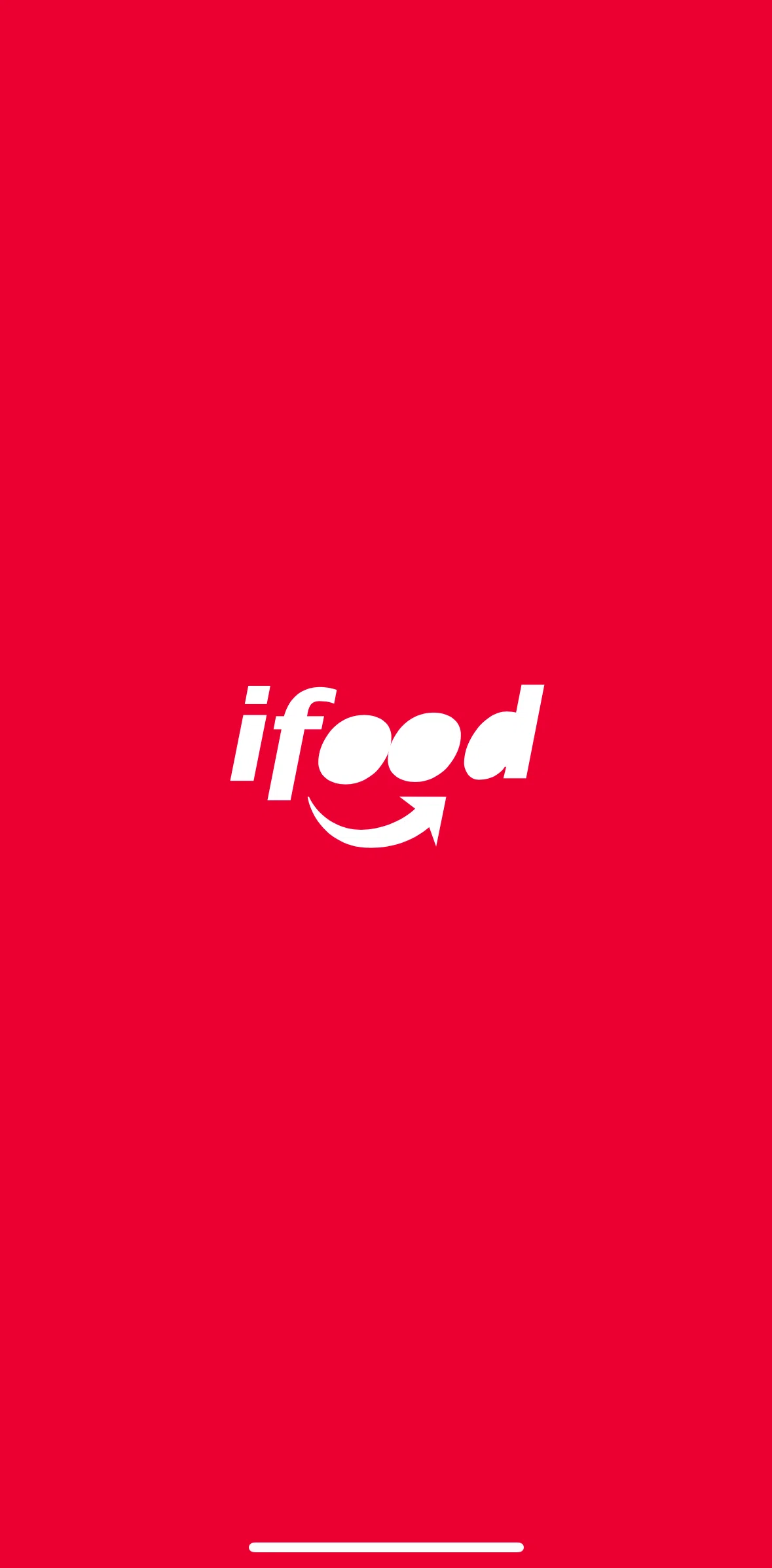 iFood Screen screen in the Onboarding flow