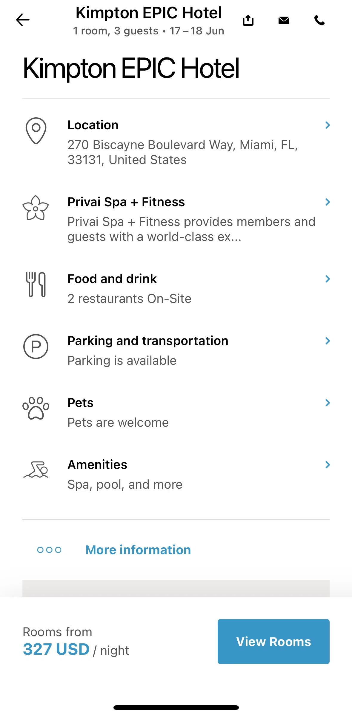 IHG Hotels & Rewards Screen screen in the Food and drink flow