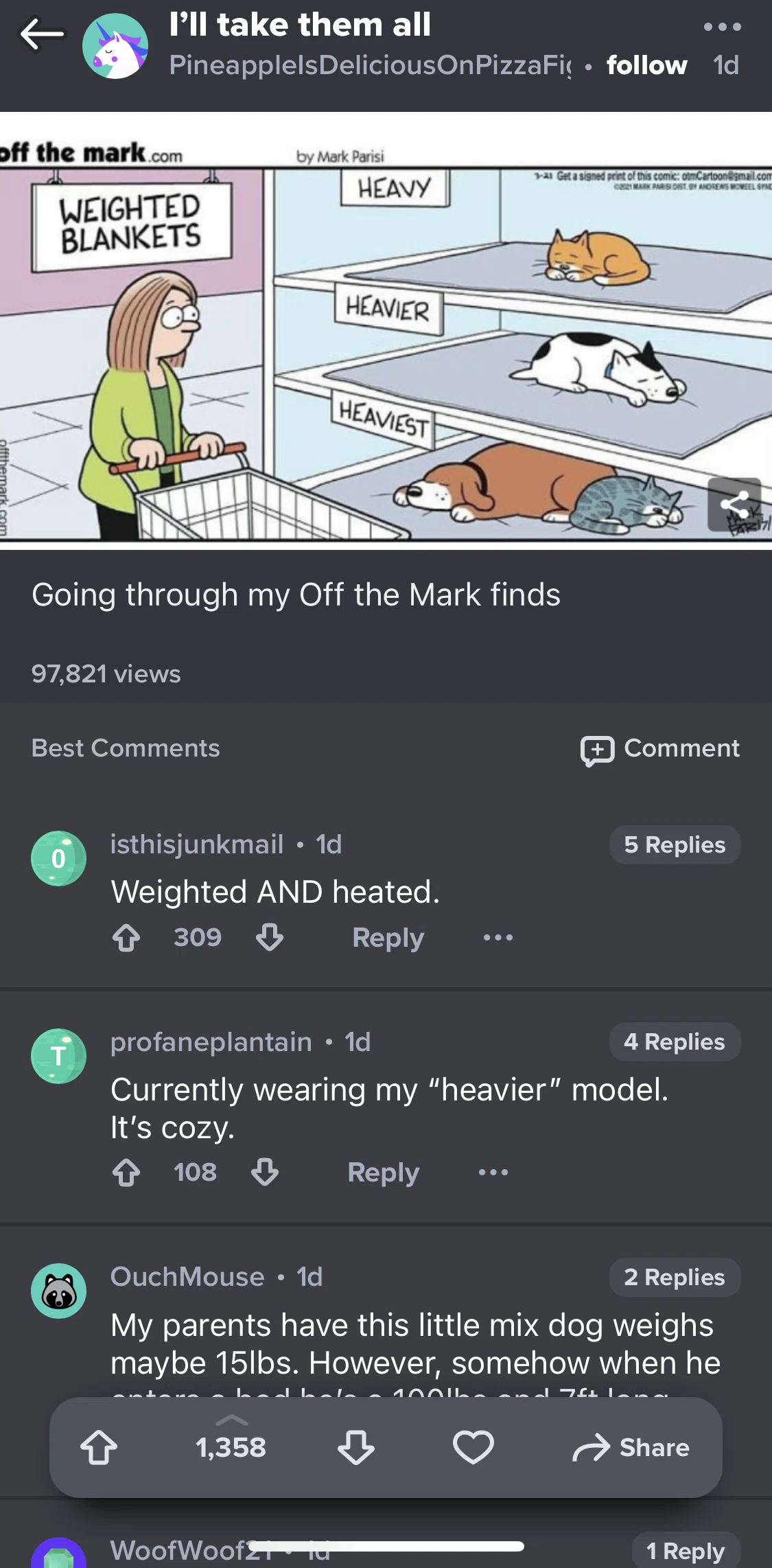 Imgur Screen screen in the Sharing a post flow