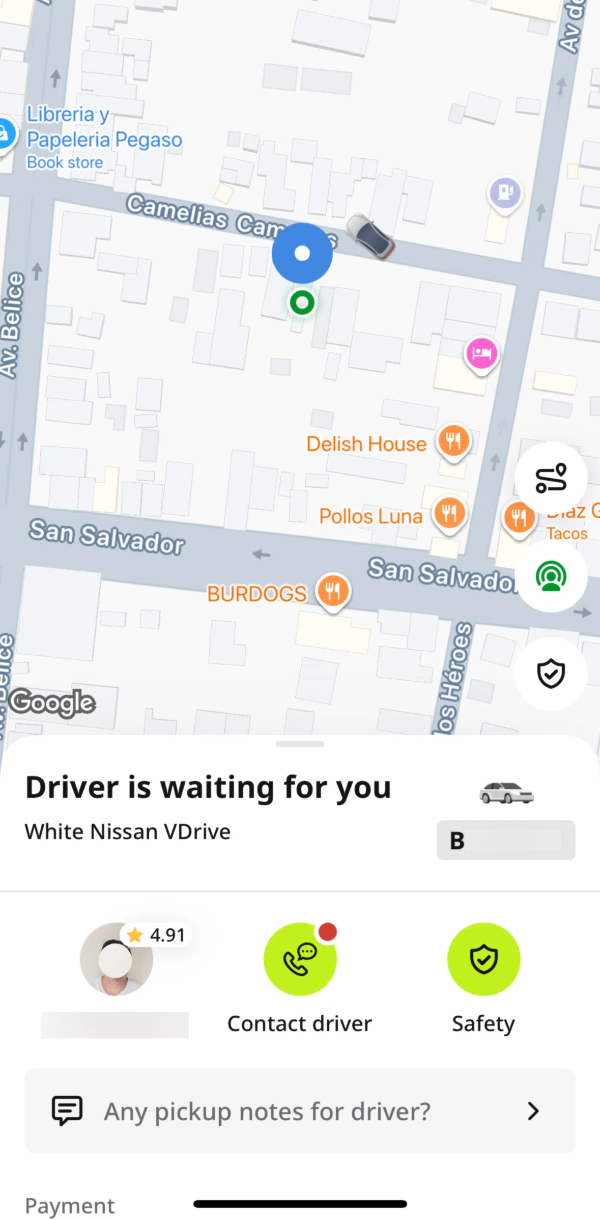 inDrive Screen screen in the Driver verifications flow