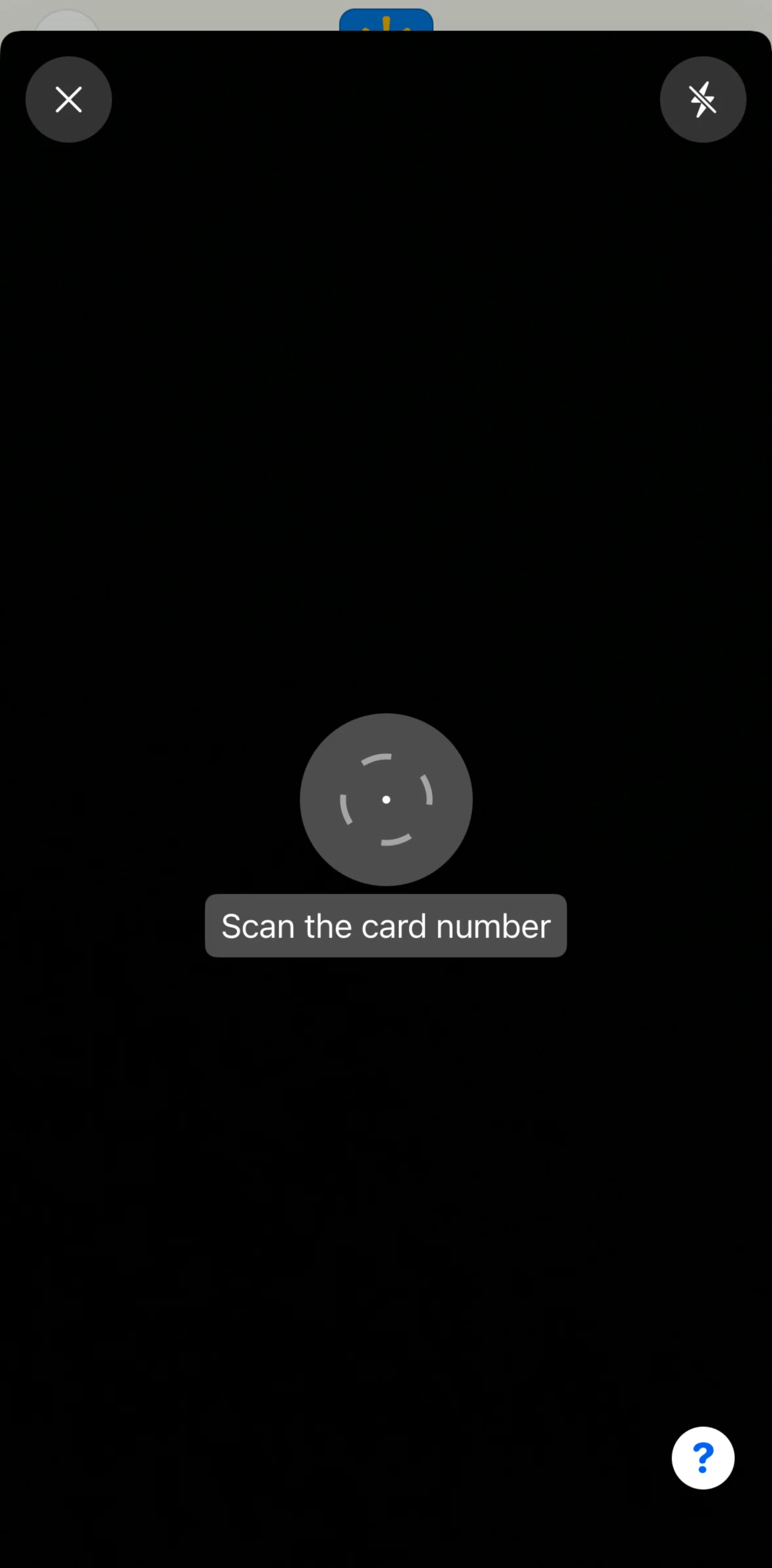 Instacart Screen screen in the How to scan flow
