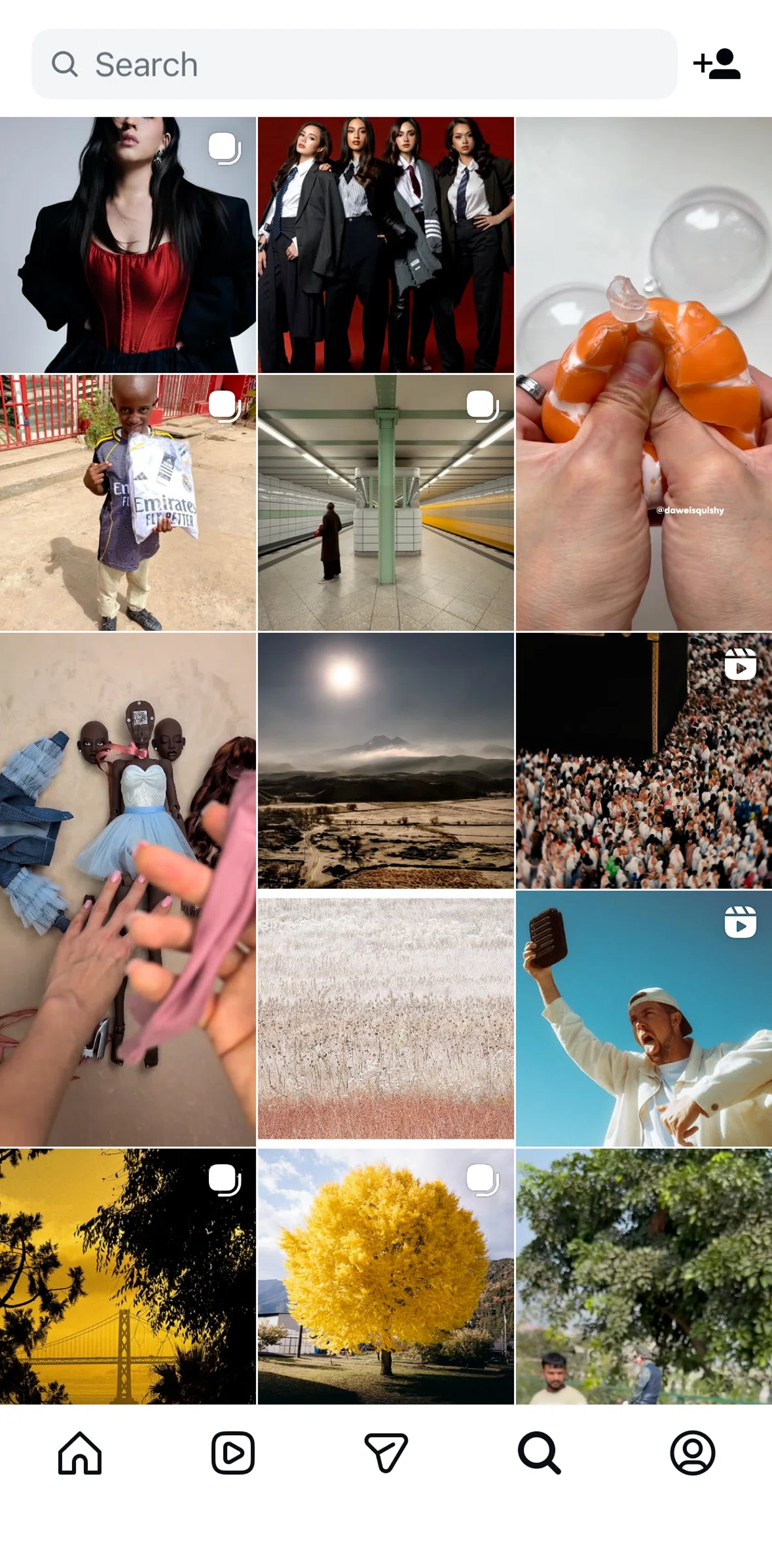 Instagram Screen 1 screen in the Searching Instagram flow