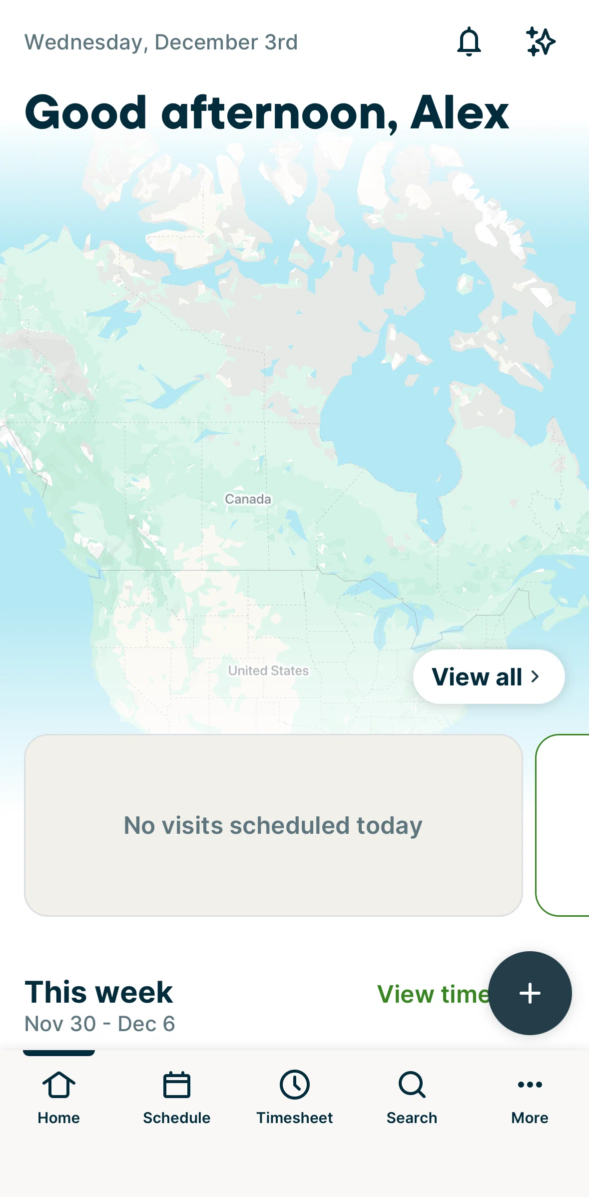 Jobber Screen screen in the Searching Jobber flow
